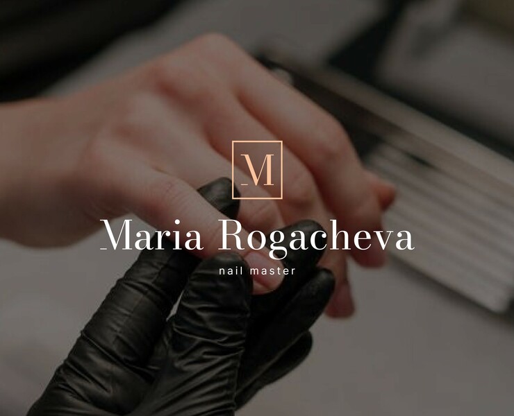 Логотип и Фирменный стиль для ногтевого мастера — Брендинг, Анимация на Dprofile