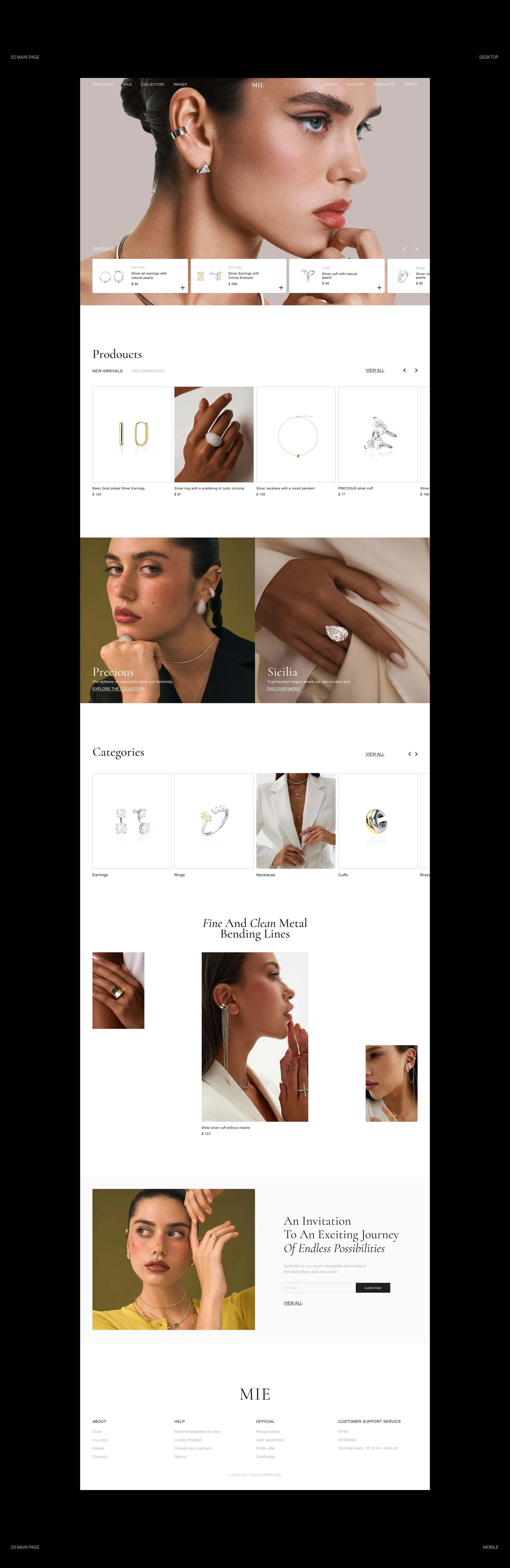 Mie - Website Redesign — Изображение №2 — Интерфейсы на Dprofile