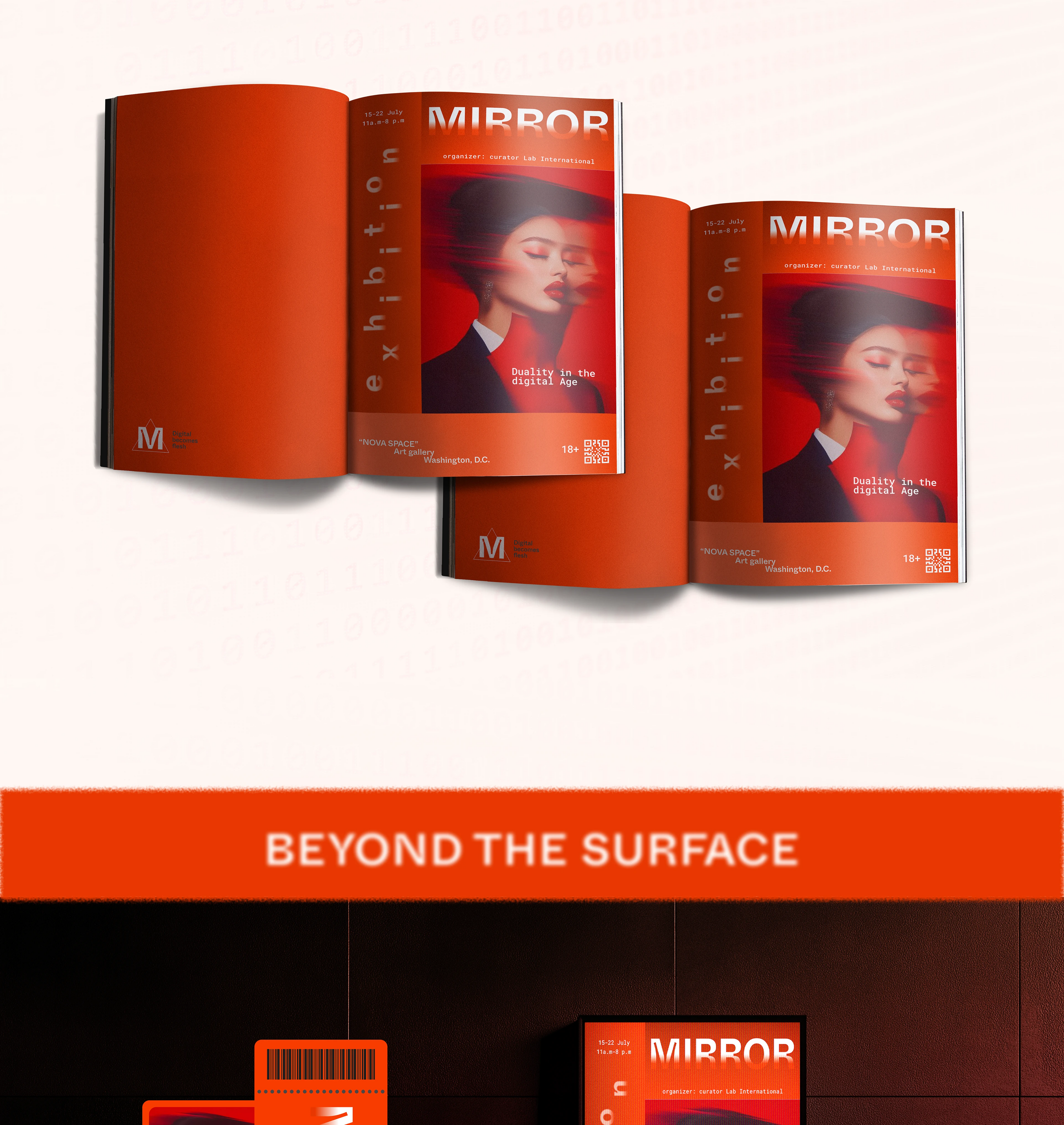 "MIRROR" / EXHIBITION POSTER — Изображение №5 — Интерфейсы, Брендинг на Dprofile