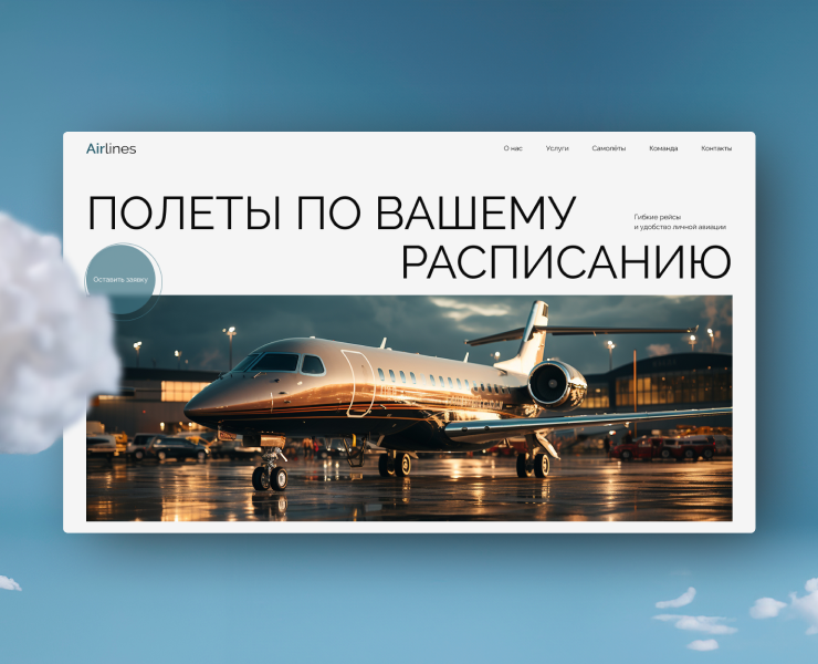 Airlines — Интерфейсы на Dprofile