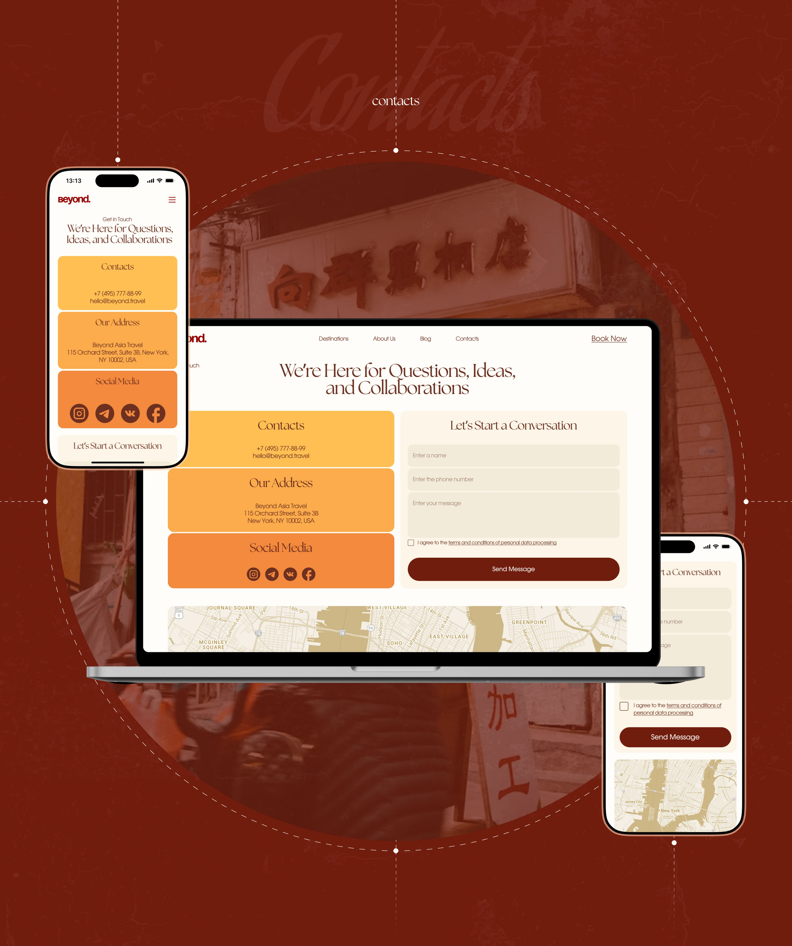 BEYOND | Travel agency design concept — Изображение №9 — Интерфейсы на Dprofile
