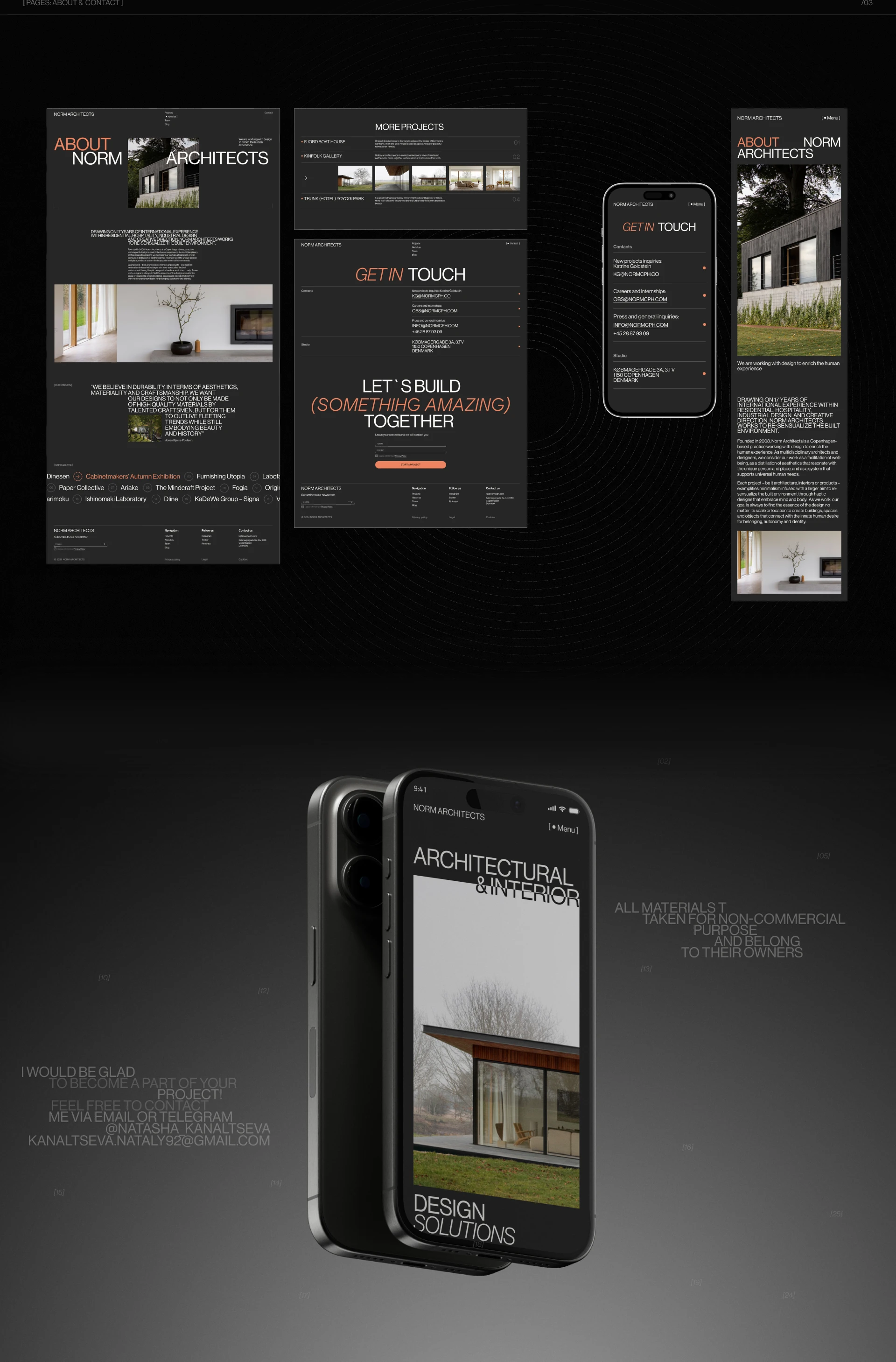 Norm Architects | Corporate Website — Изображение №13 — Интерфейсы на Dprofile