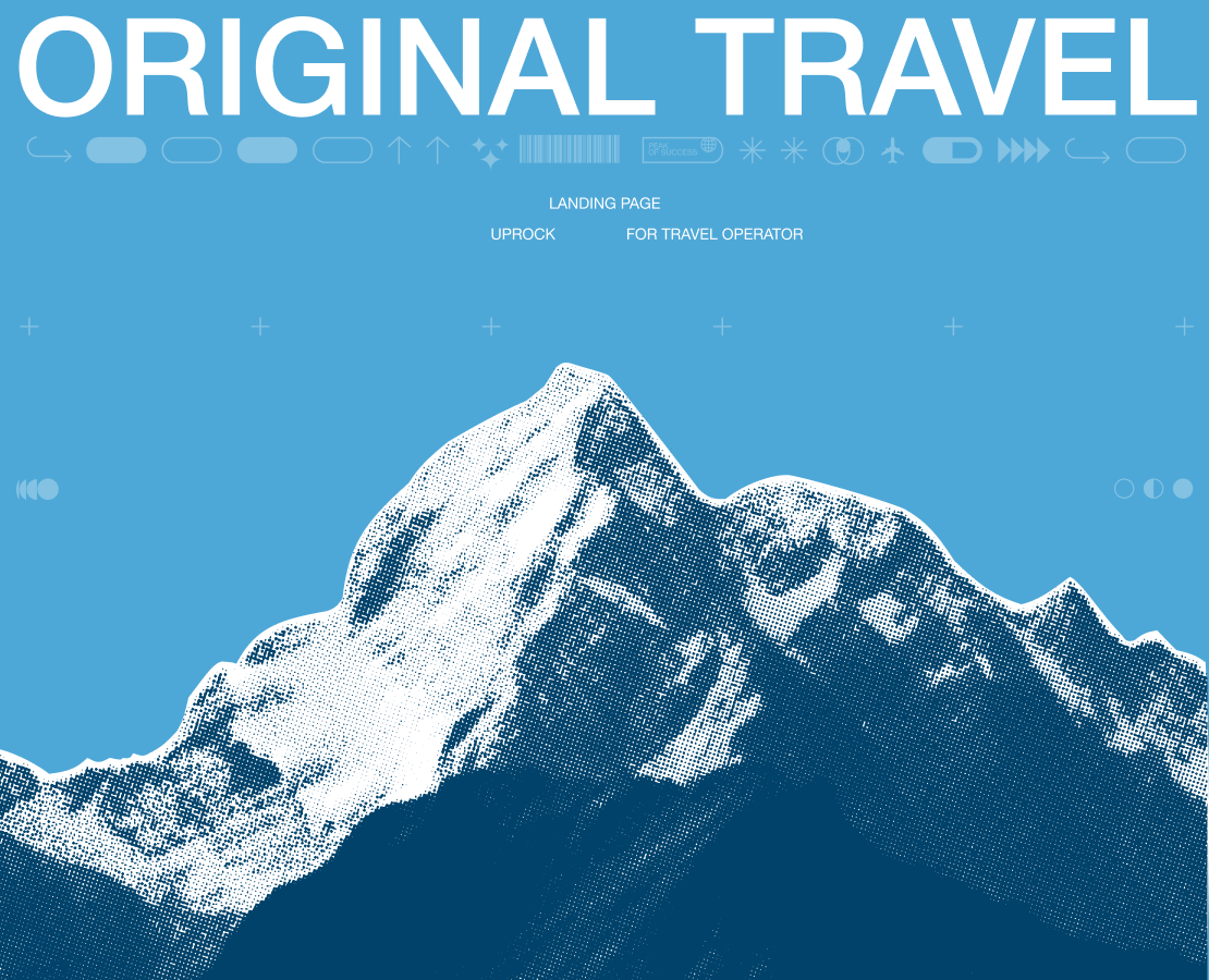 Author's tour to Patagonia | Landing page — Интерфейсы на Dprofile