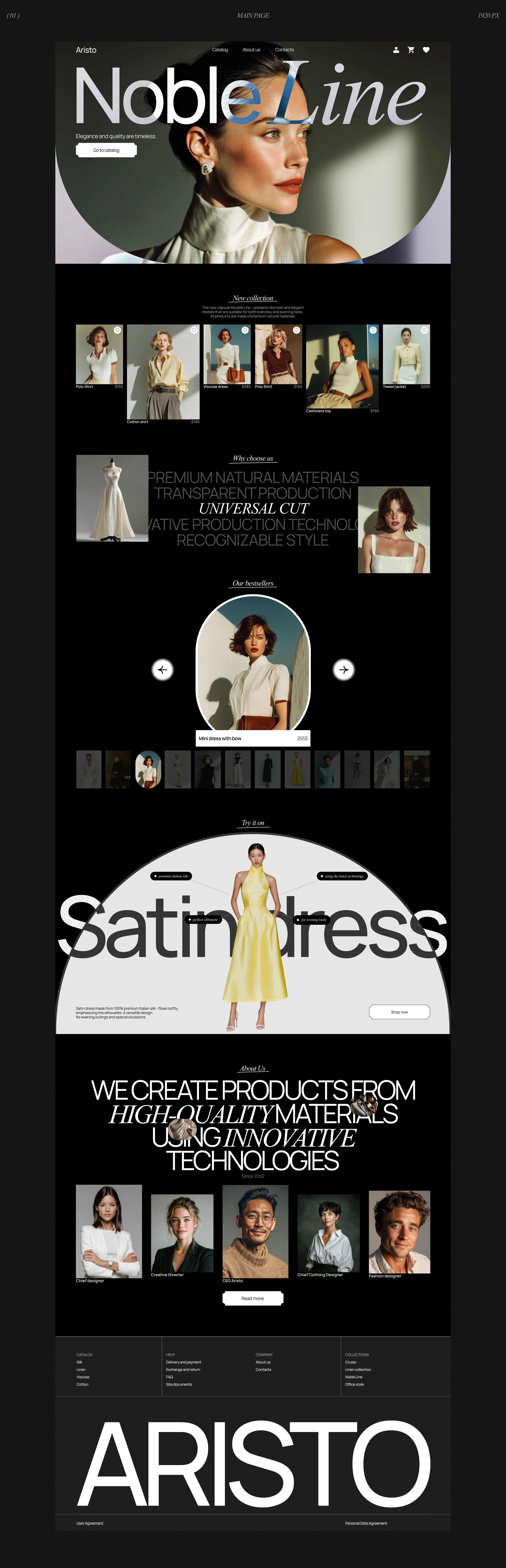 ARISTO | Online store — Изображение №3 — Интерфейсы на Dprofile