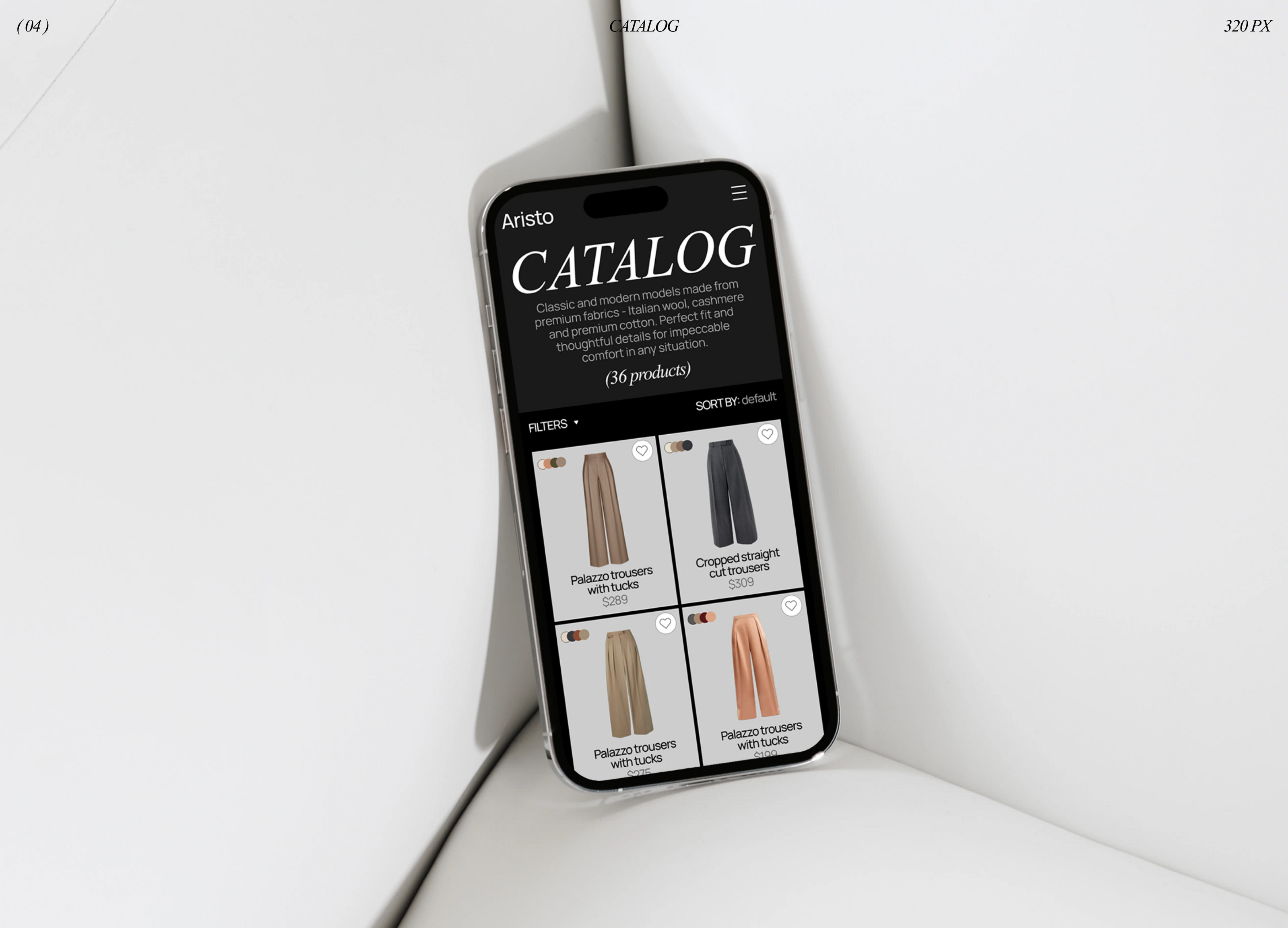 ARISTO | Online store — Изображение №6 — Интерфейсы на Dprofile