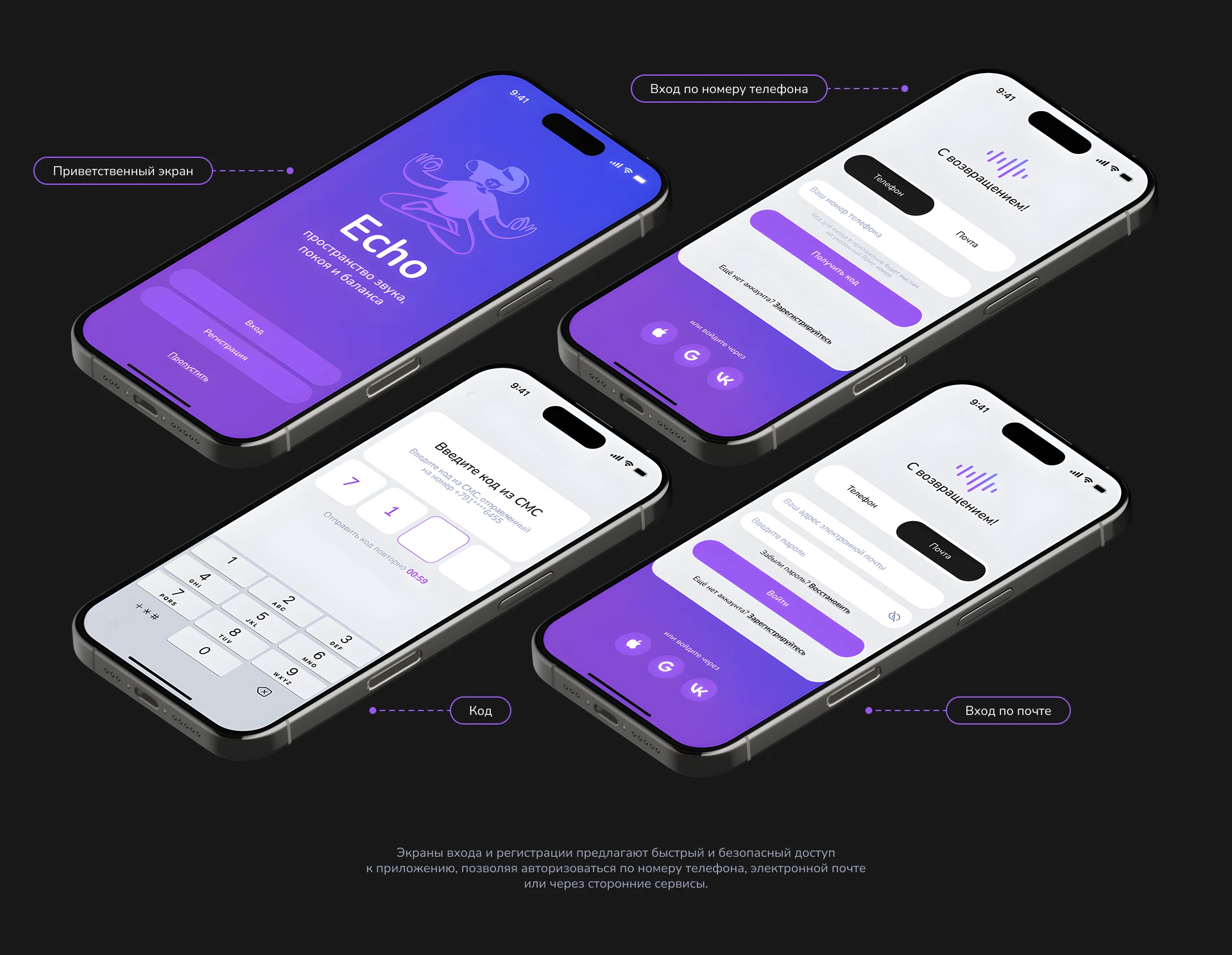 ECHO | A Podcast Mobile App — Изображение №7 — Интерфейсы на Dprofile