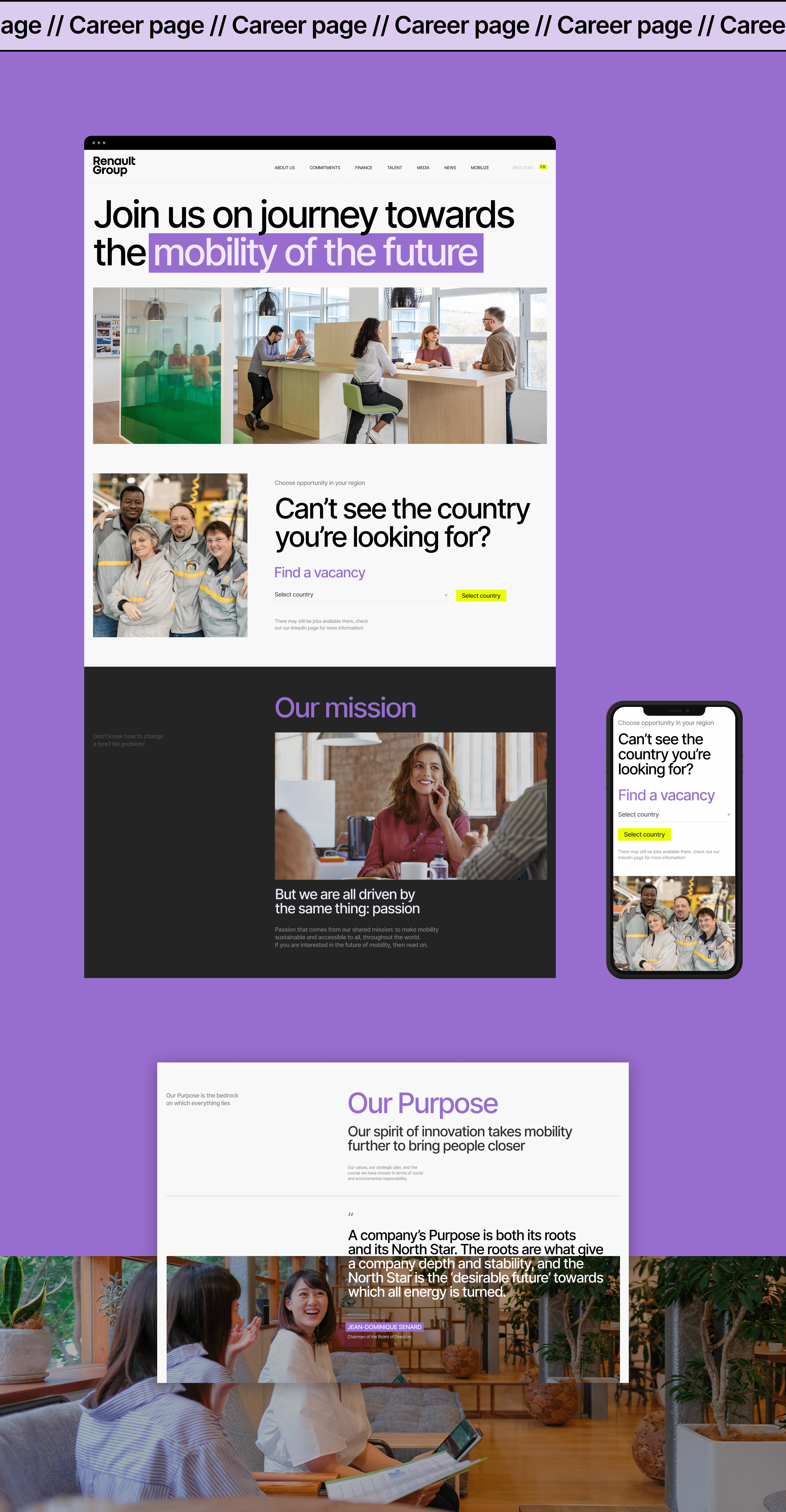 Renault Group. Concept corporate website redesign — Изображение №8 — Интерфейсы, Брендинг на Dprofile
