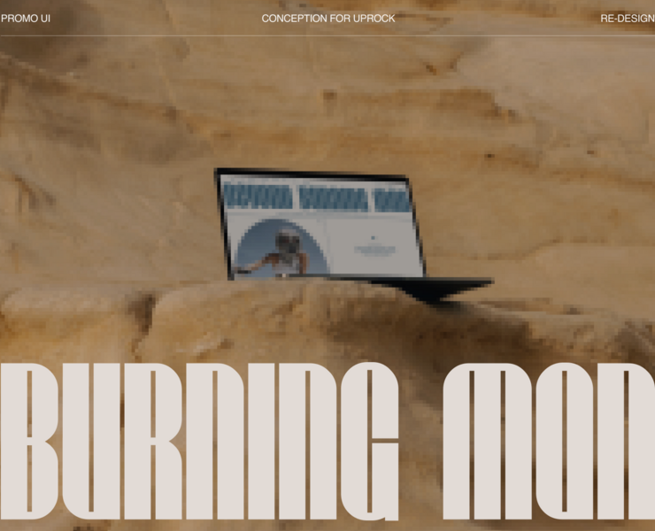 Promo-ui concept. Burning Man Festival website — Интерфейсы, Брендинг на Dprofile