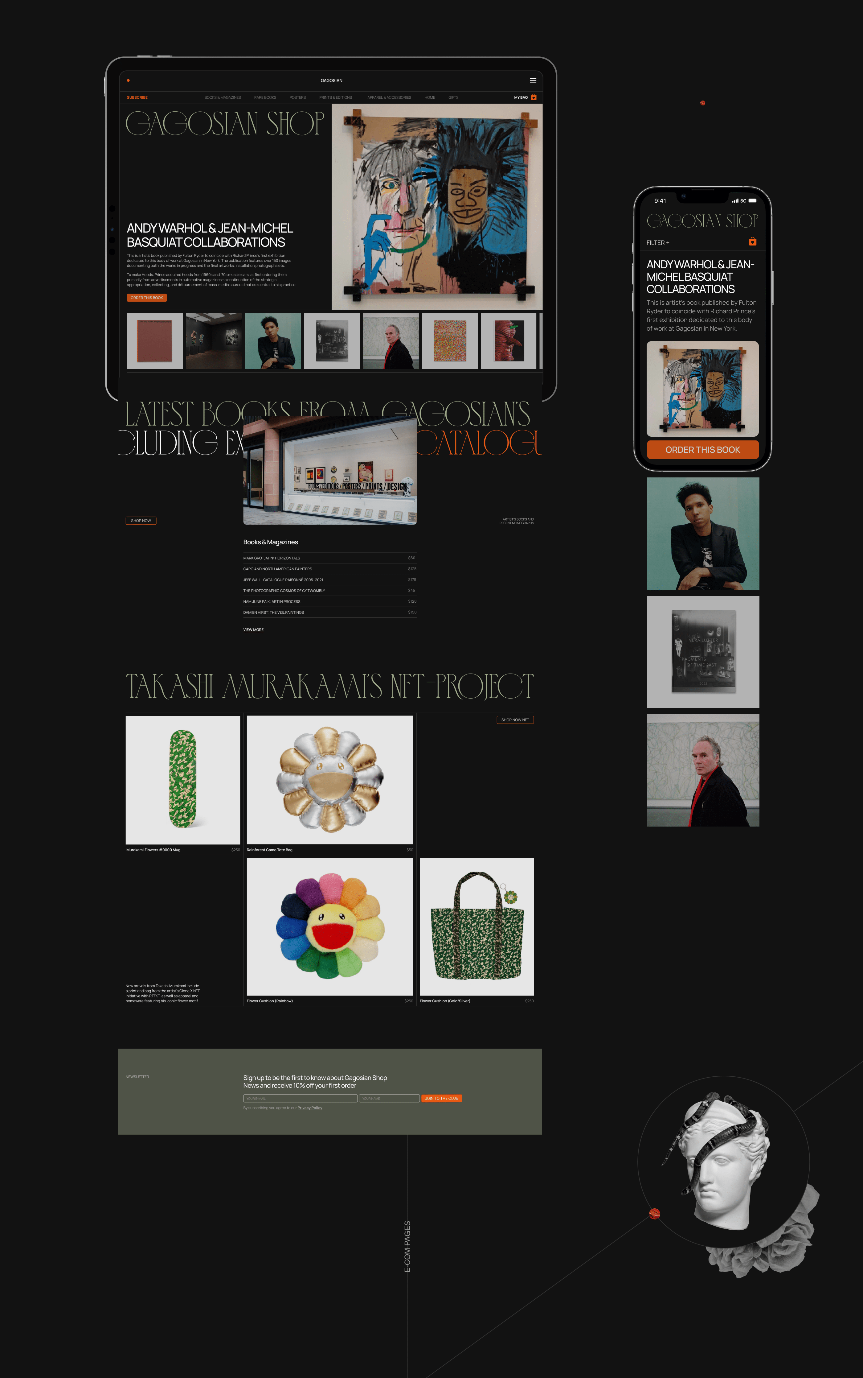 Art-gallery UI/UX website conception — Изображение №9 — Интерфейсы, Брендинг на Dprofile