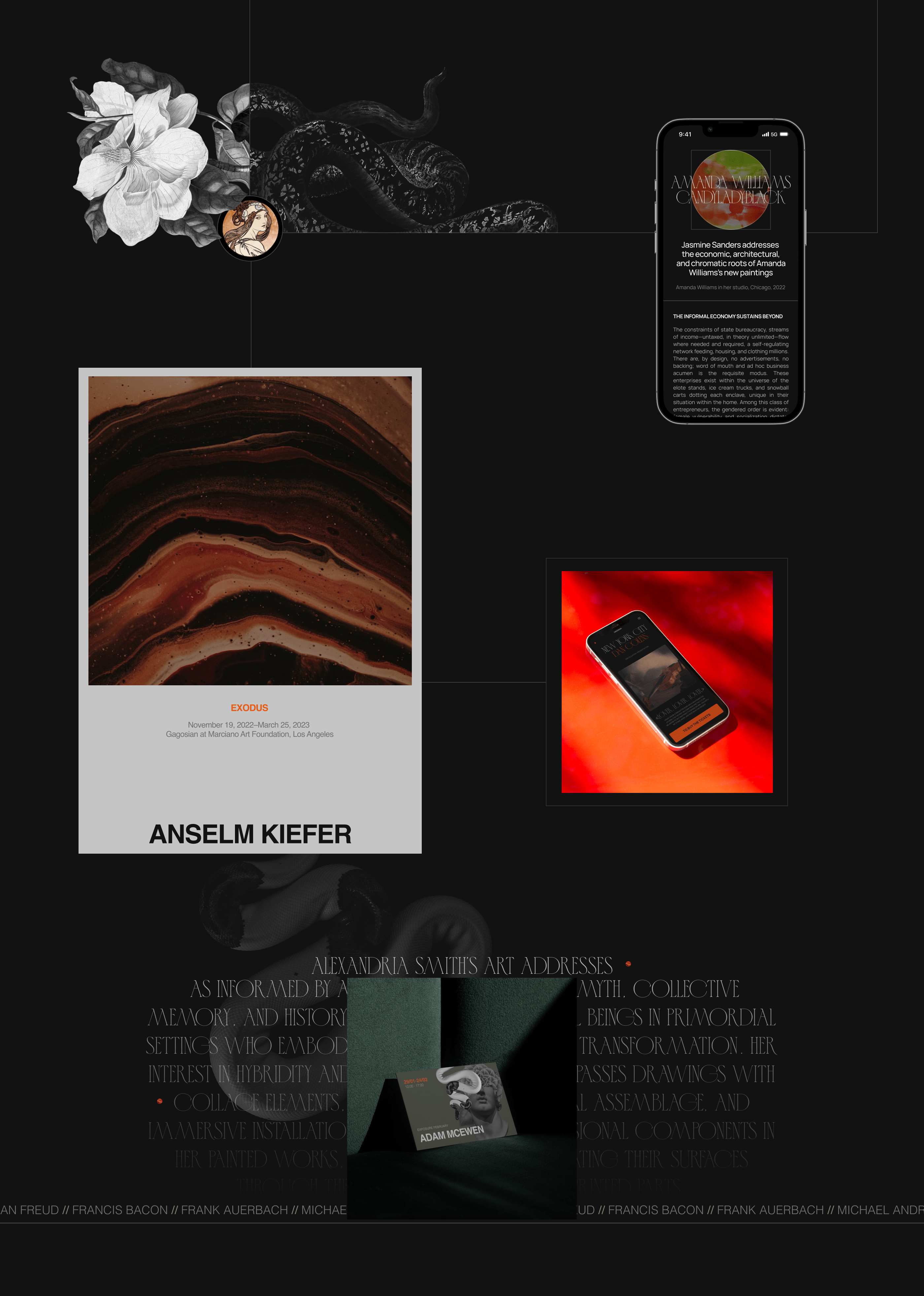 Art-gallery UI/UX website conception — Изображение №8 — Интерфейсы, Брендинг на Dprofile