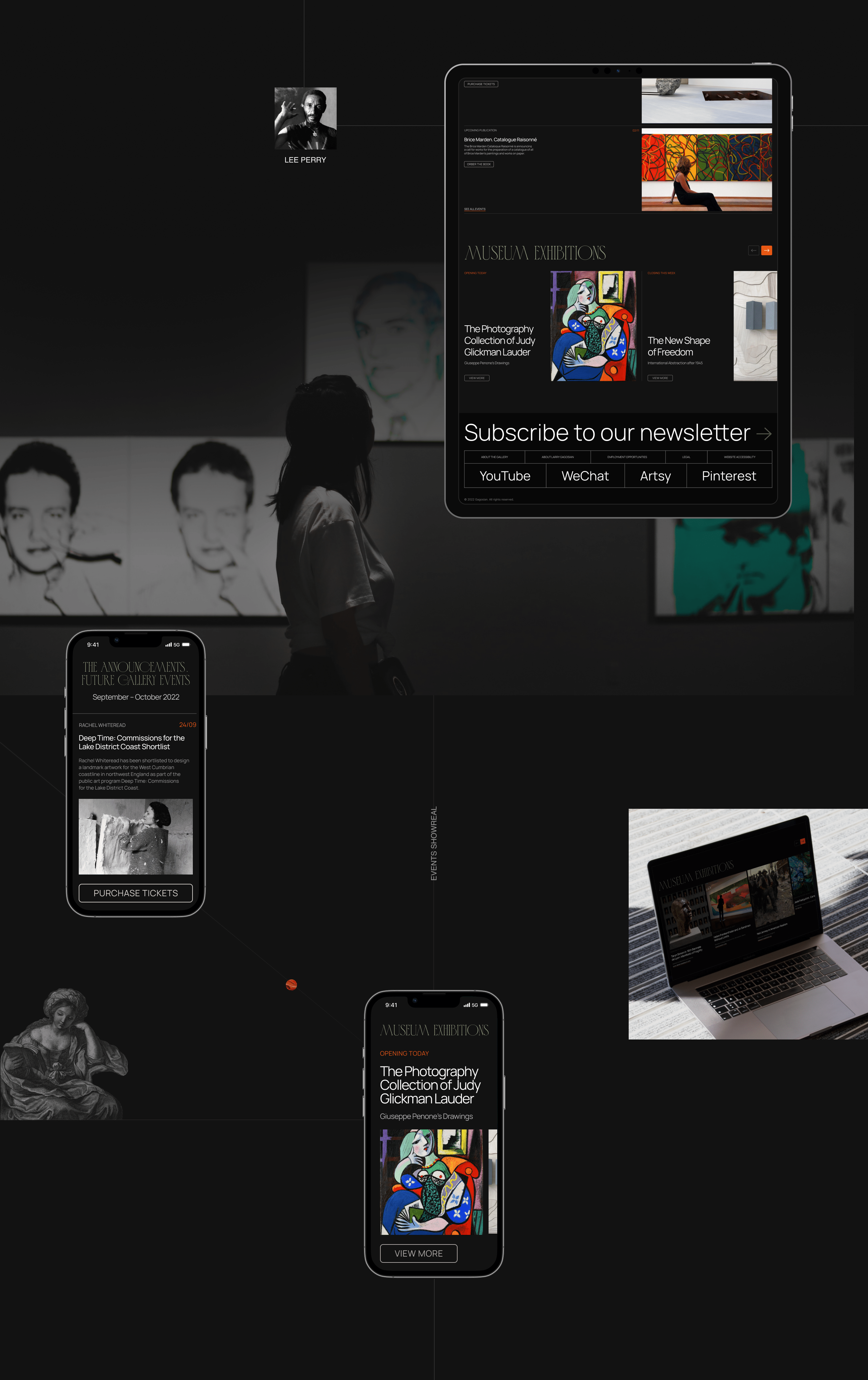 Art-gallery UI/UX website conception — Изображение №6 — Интерфейсы, Брендинг на Dprofile