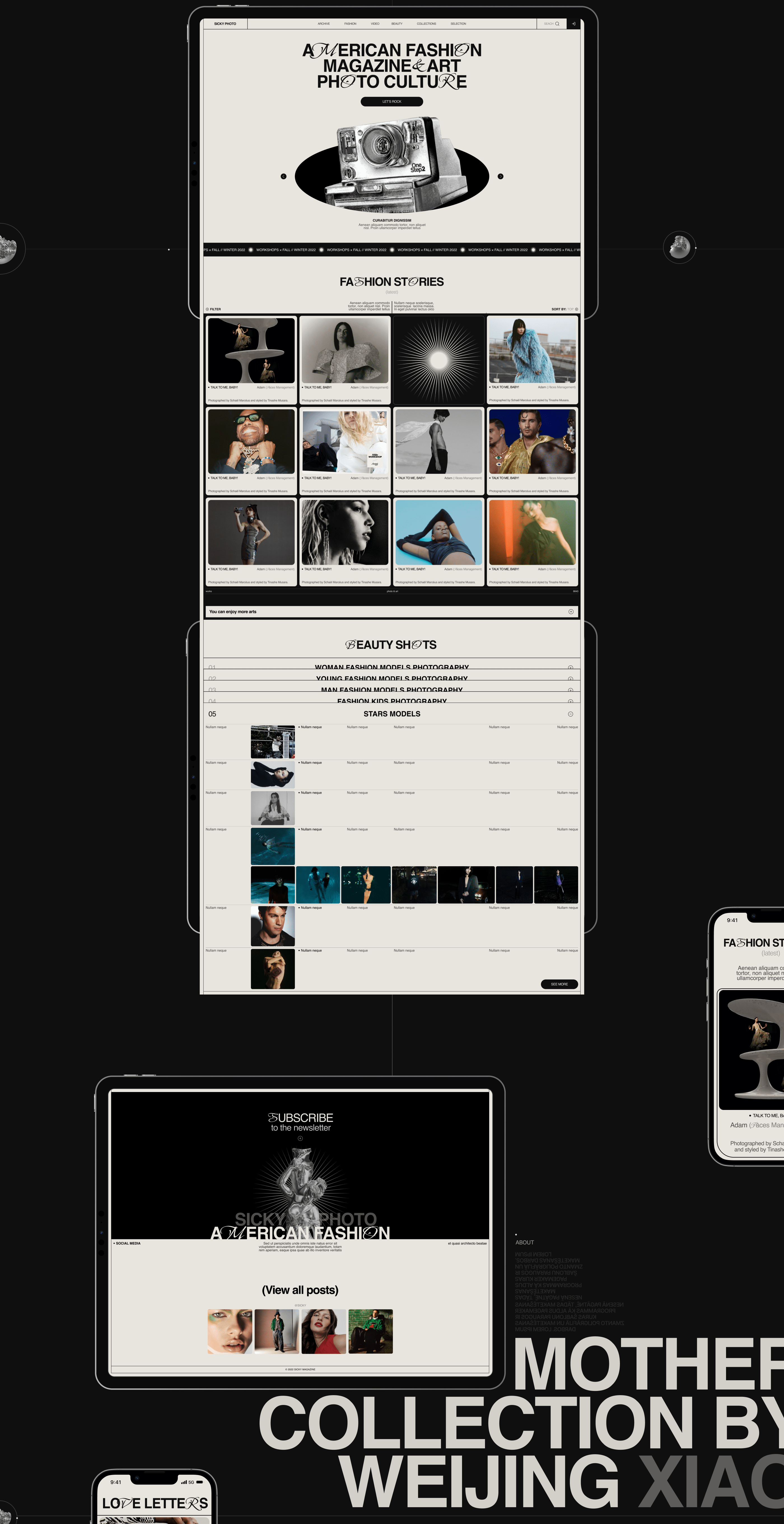 Fashion&Photo-art Magazine — Изображение №3 — Интерфейсы, Брендинг на Dprofile