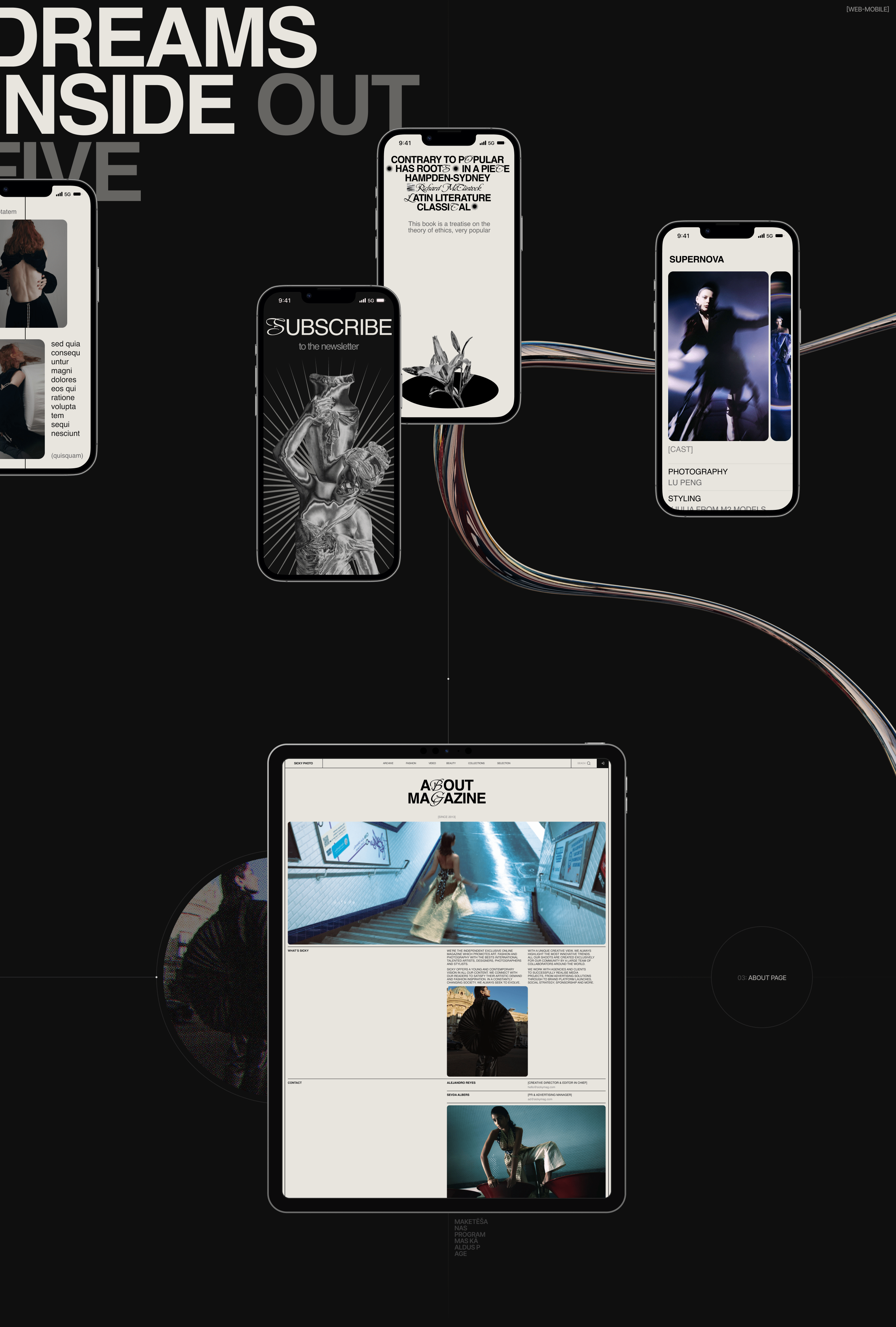 Fashion&Photo-art Magazine — Изображение №6 — Интерфейсы, Брендинг на Dprofile