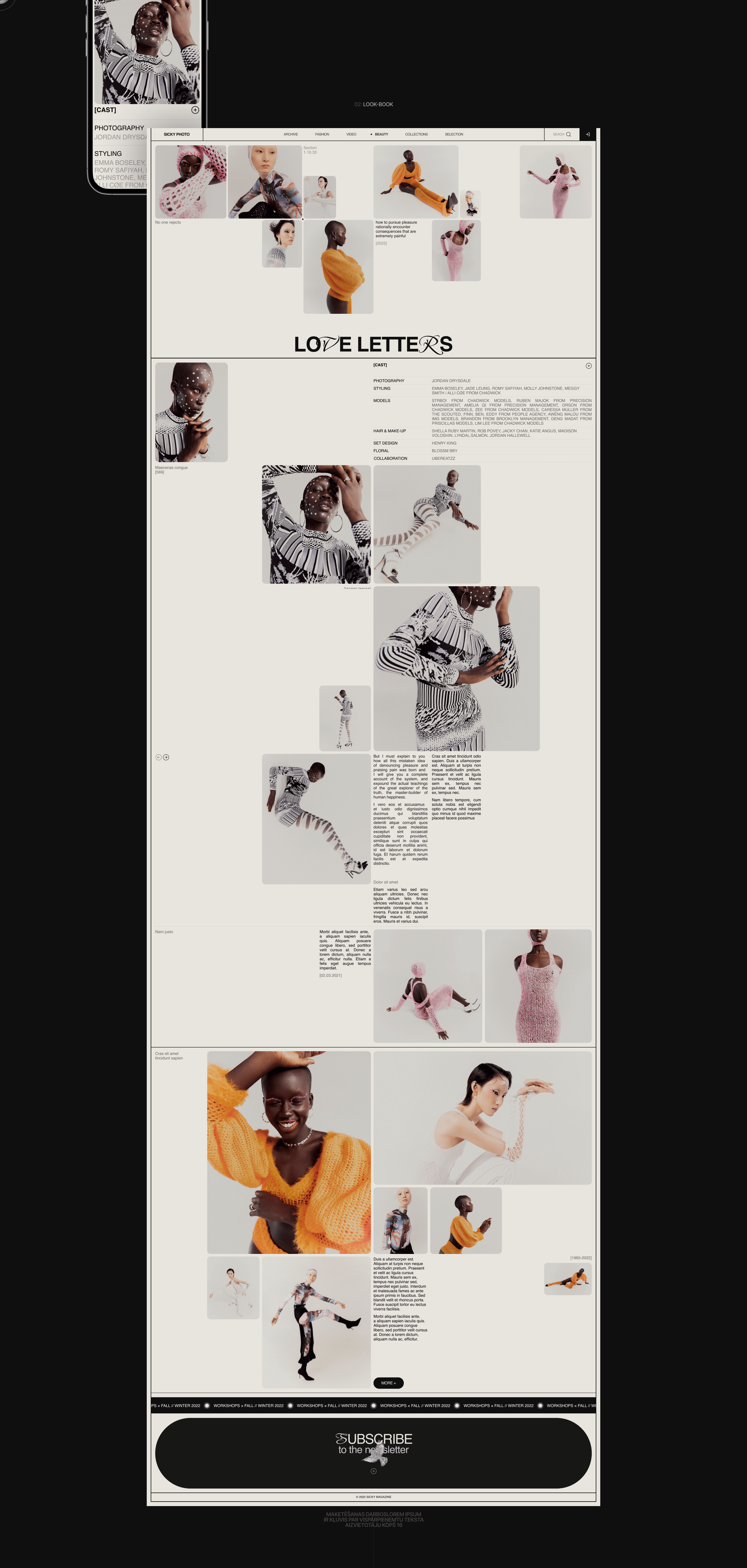 Fashion&Photo-art Magazine — Изображение №4 — Интерфейсы, Брендинг на Dprofile