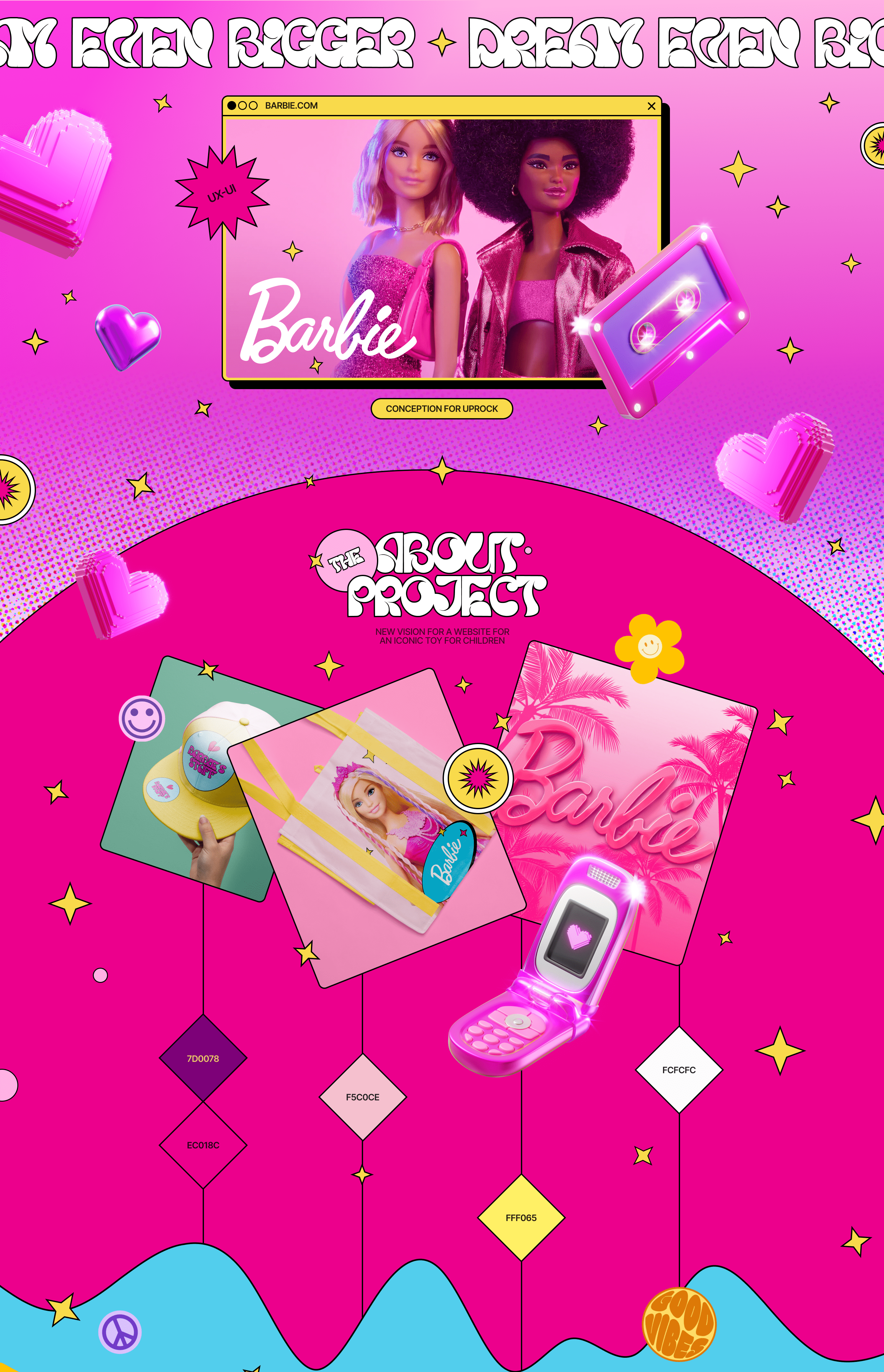 Barbie website: vision concept — Изображение №1 — Интерфейсы, Брендинг на Dprofile