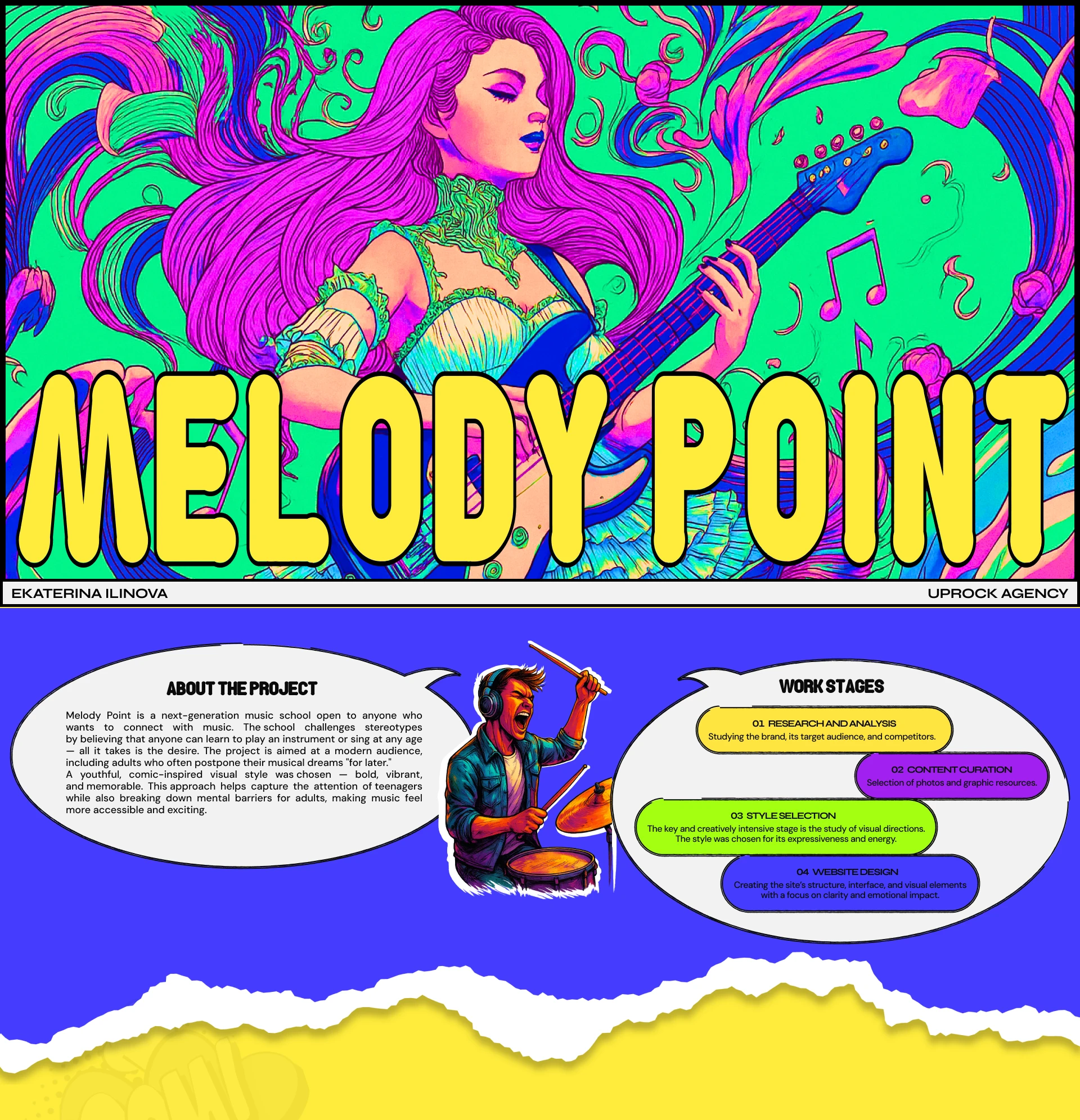 Melody Point | Corporate Website Design — Изображение №1 — Интерфейсы на Dprofile
