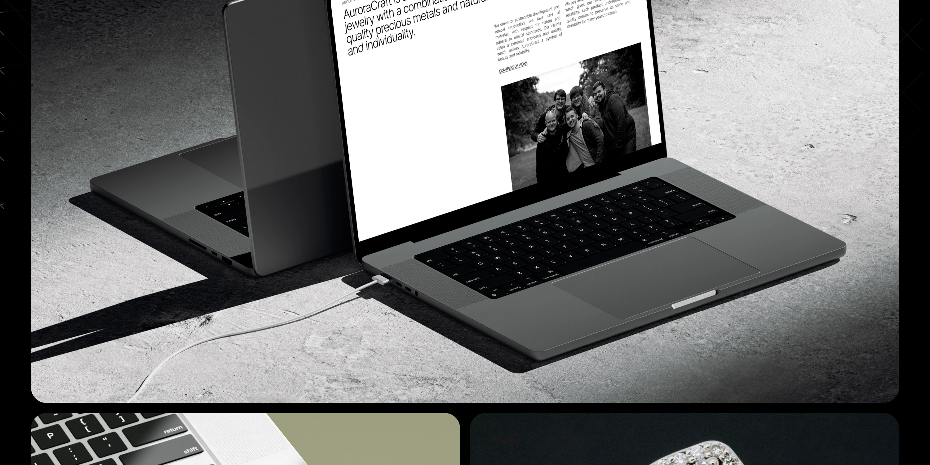 Ювелирная студия / Website / Landing Page — Изображение №14 — Интерфейсы, Брендинг на Dprofile