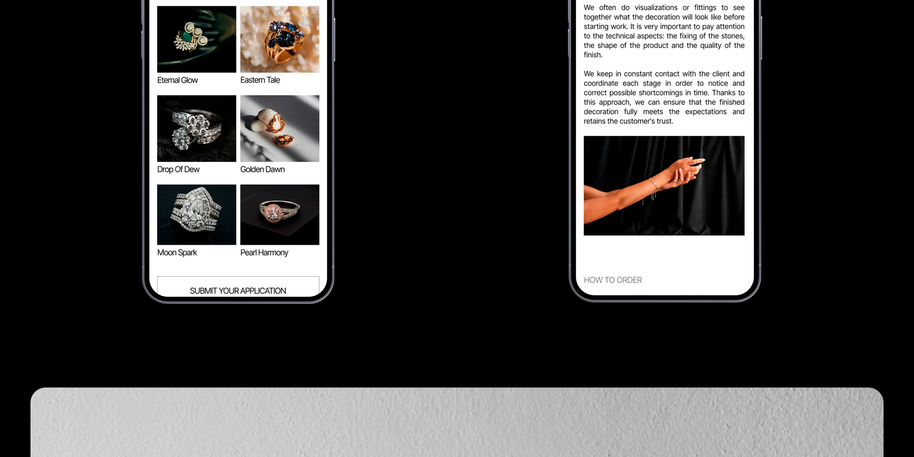 Ювелирная студия / Website / Landing Page — Изображение №25 — Интерфейсы, Брендинг на Dprofile