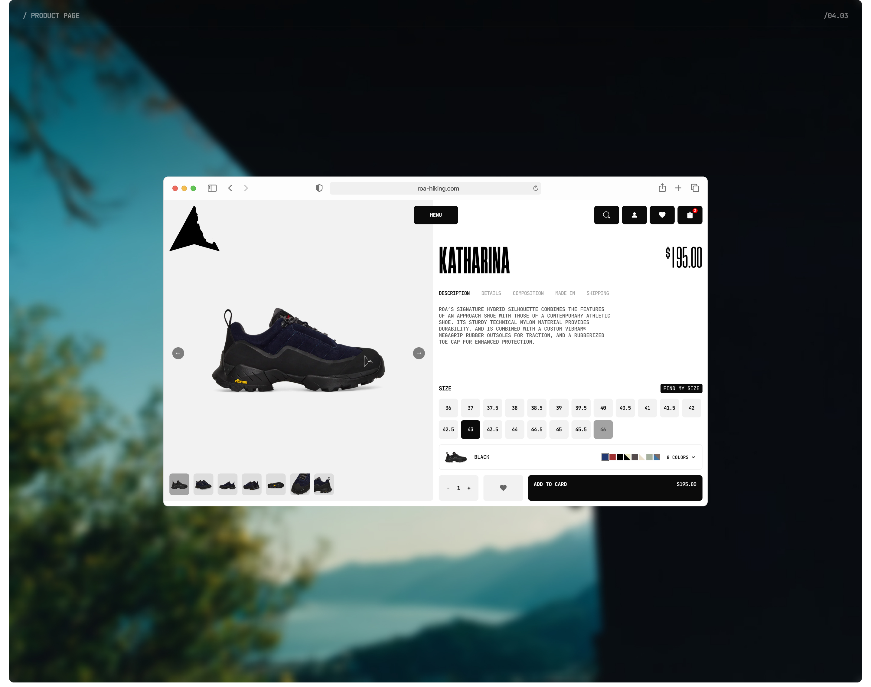 ROA HIKING — Изображение №12 — Интерфейсы, Анимация на Dprofile