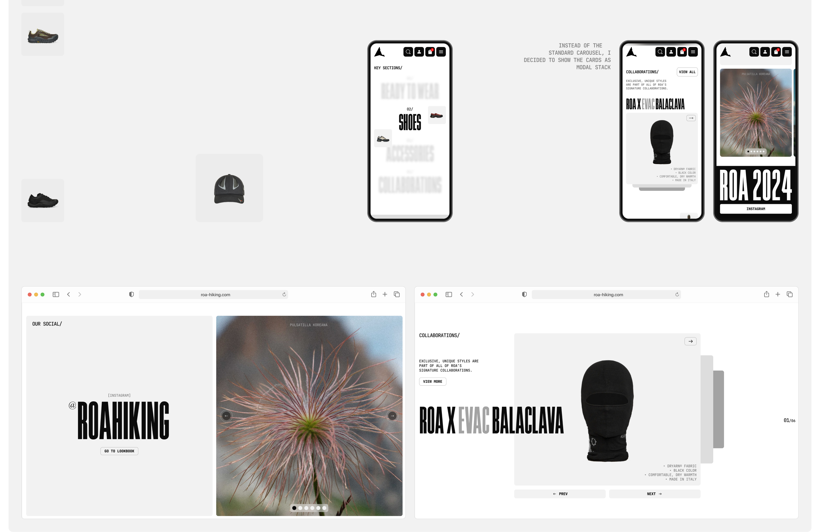 ROA HIKING — Изображение №7 — Интерфейсы, Анимация на Dprofile