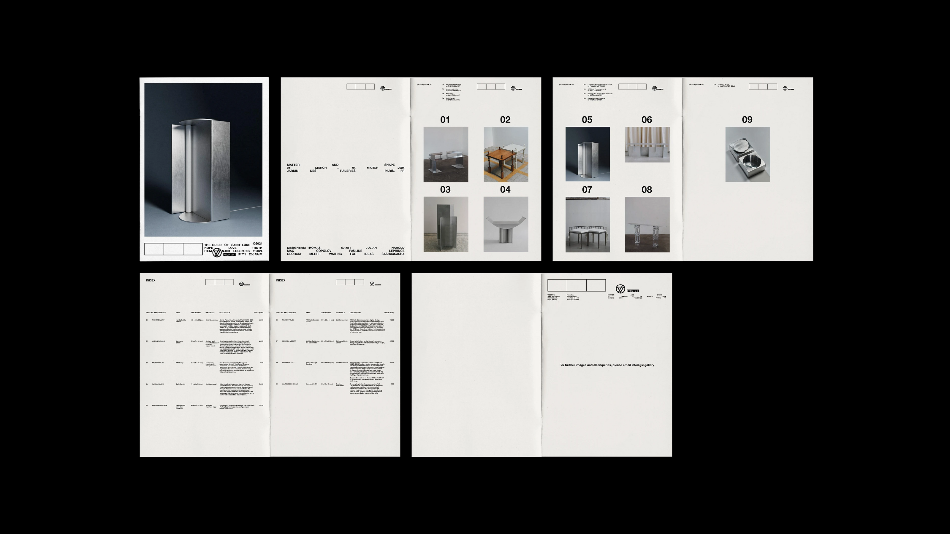 Дизайн каталога для выставки Matter&Shape — Изображение №2 — Брендинг, Графика на Dprofile