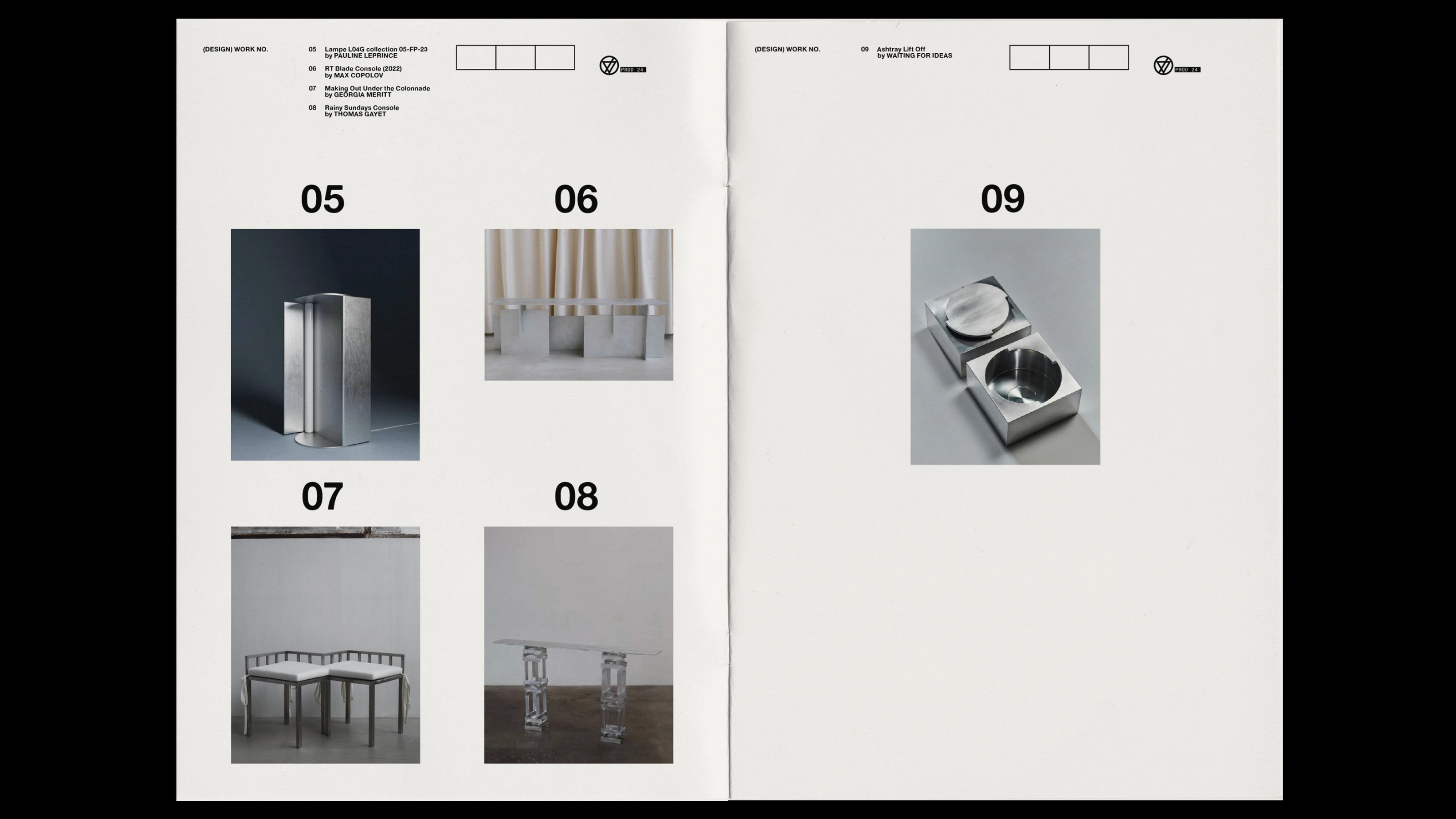 Дизайн каталога для выставки Matter&Shape — Изображение №6 — Брендинг, Графика на Dprofile