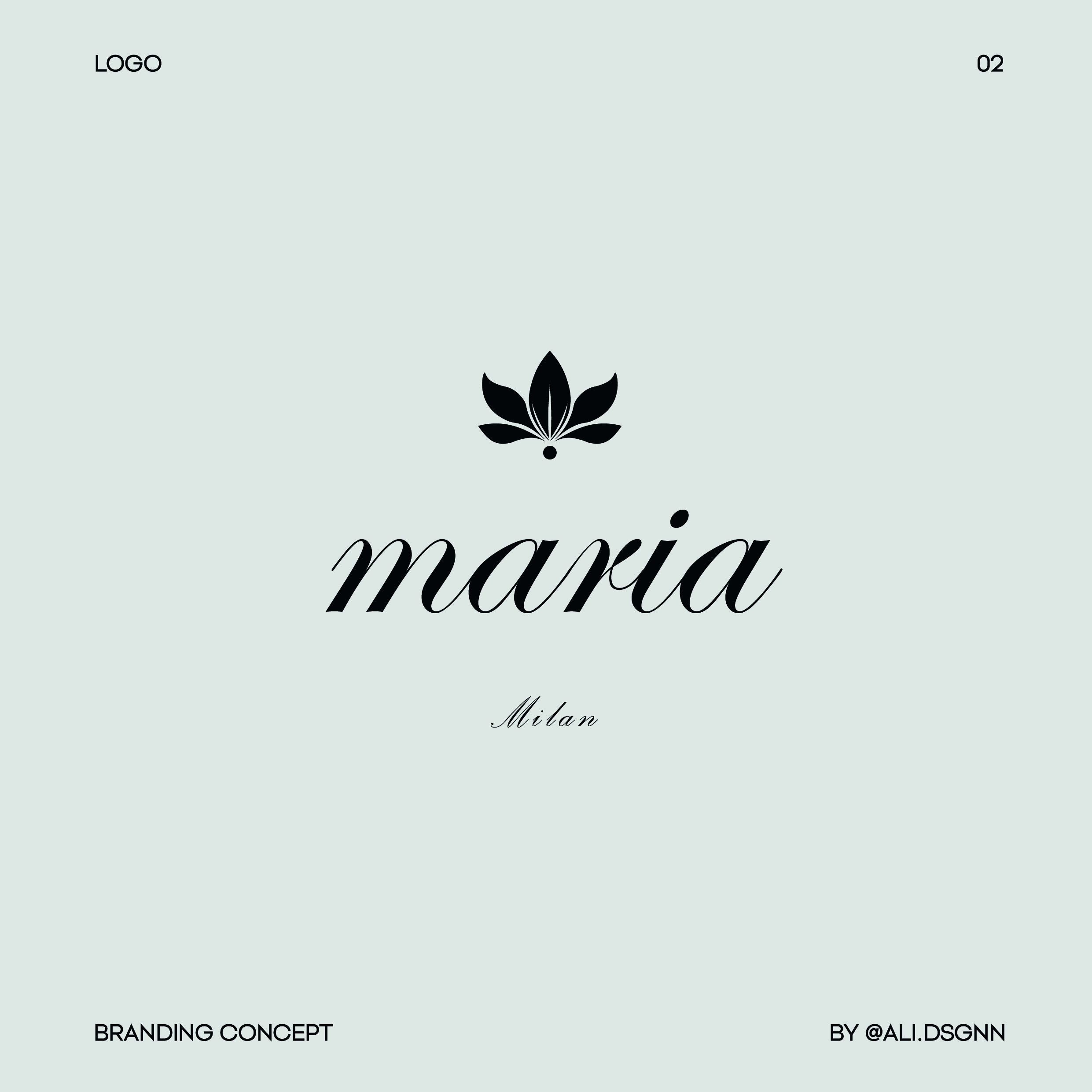 Брендинг для итальянского магазина "Maria" — Изображение №1 — Интерфейсы, Брендинг на Dprofile