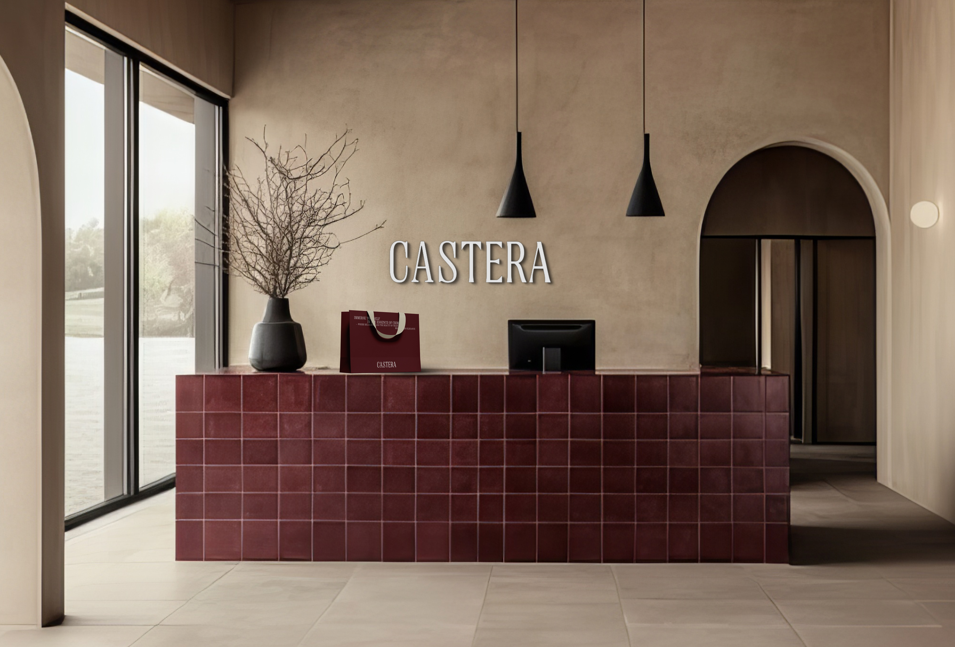 CASTERA|бутик отель, фирменный стиль — Изображение №1 — Брендинг, Графика на Dprofile