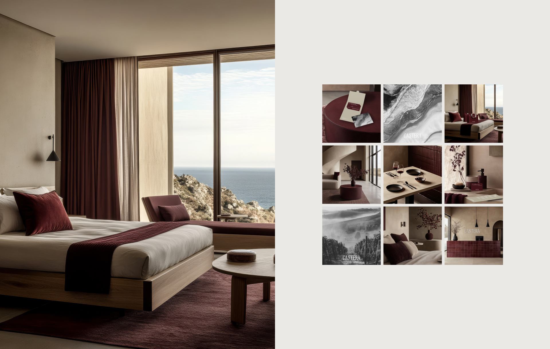 CASTERA|бутик отель, фирменный стиль — Изображение №12 — Брендинг, Графика на Dprofile