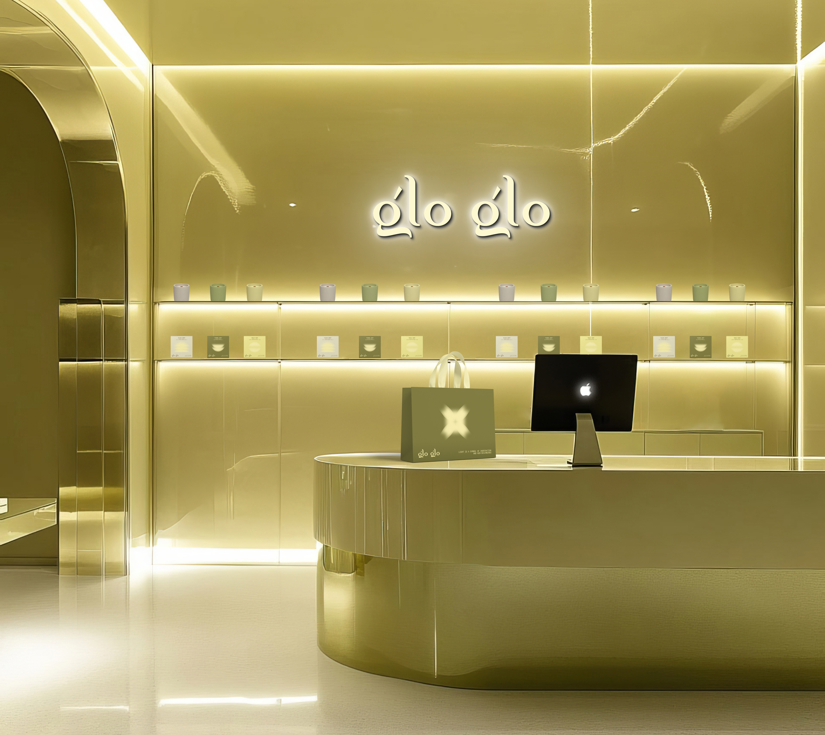 glo glo|бренд свечей, фирменный стиль и упаковка — Изображение №9 — Брендинг, Графика на Dprofile