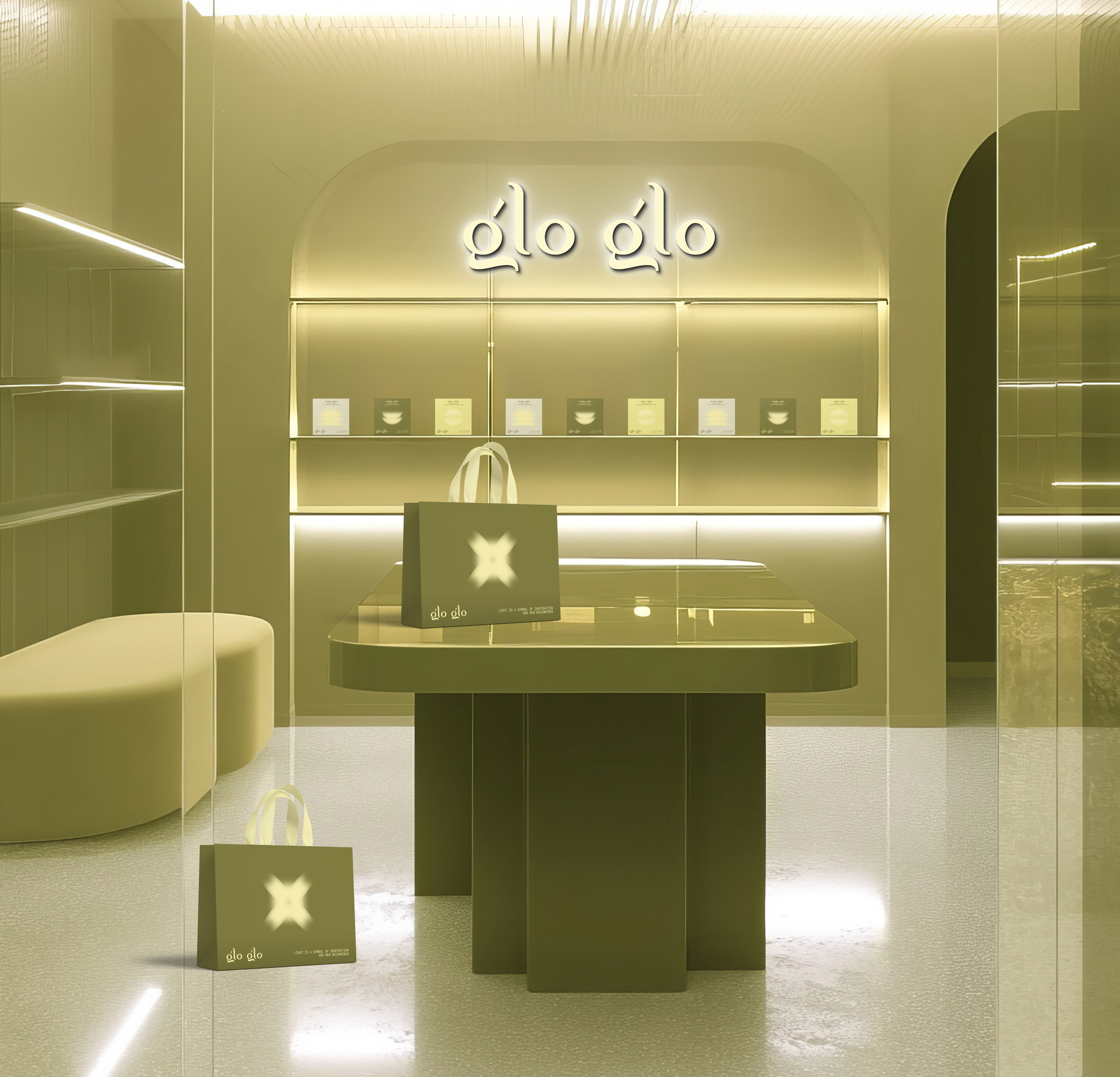 glo glo|бренд свечей, фирменный стиль и упаковка — Изображение №1 — Брендинг, Графика на Dprofile