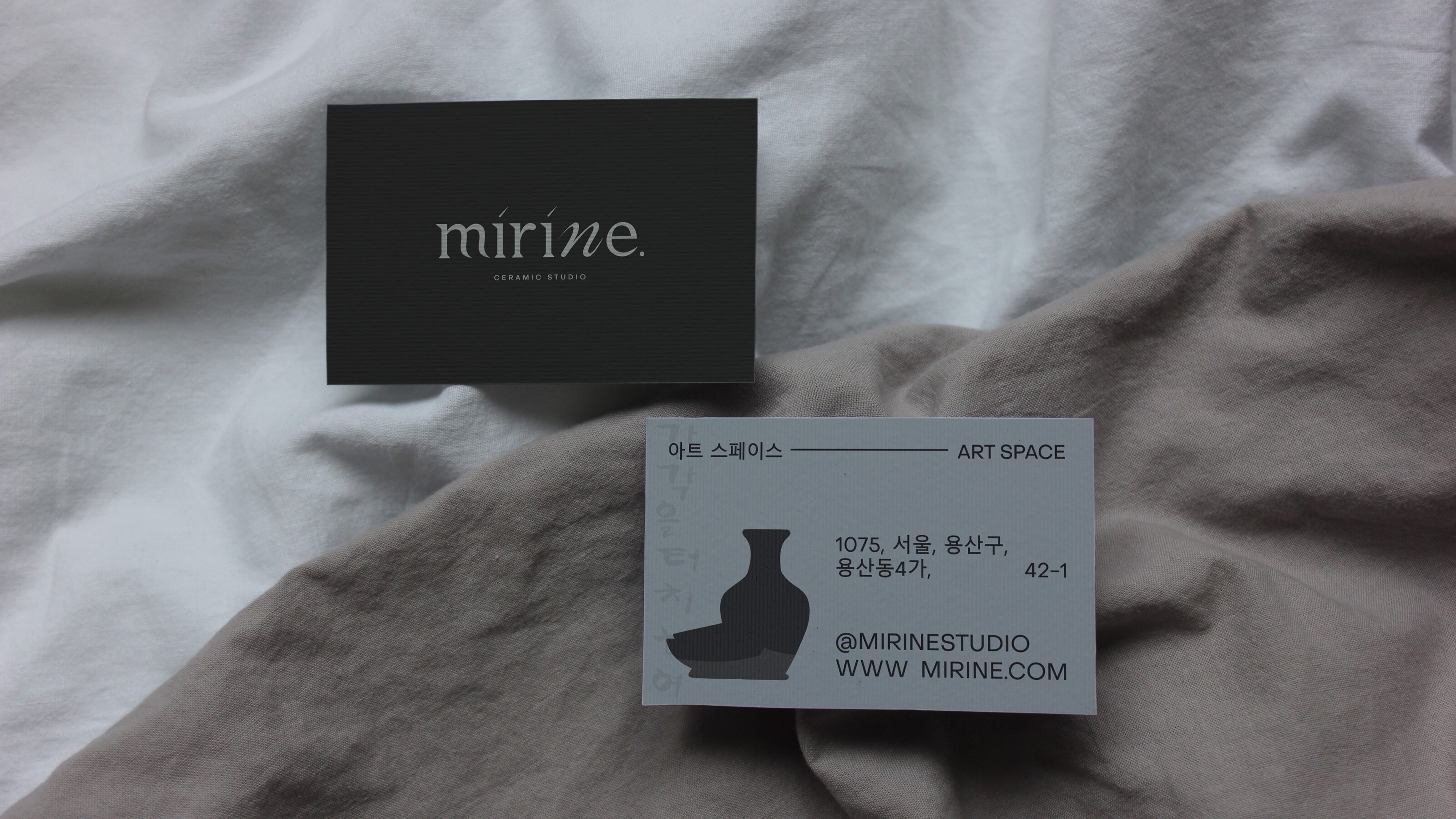 mirine.|студия керамики, фирменный стиль и упаковка — Изображение №12 — Брендинг, Графика на Dprofile