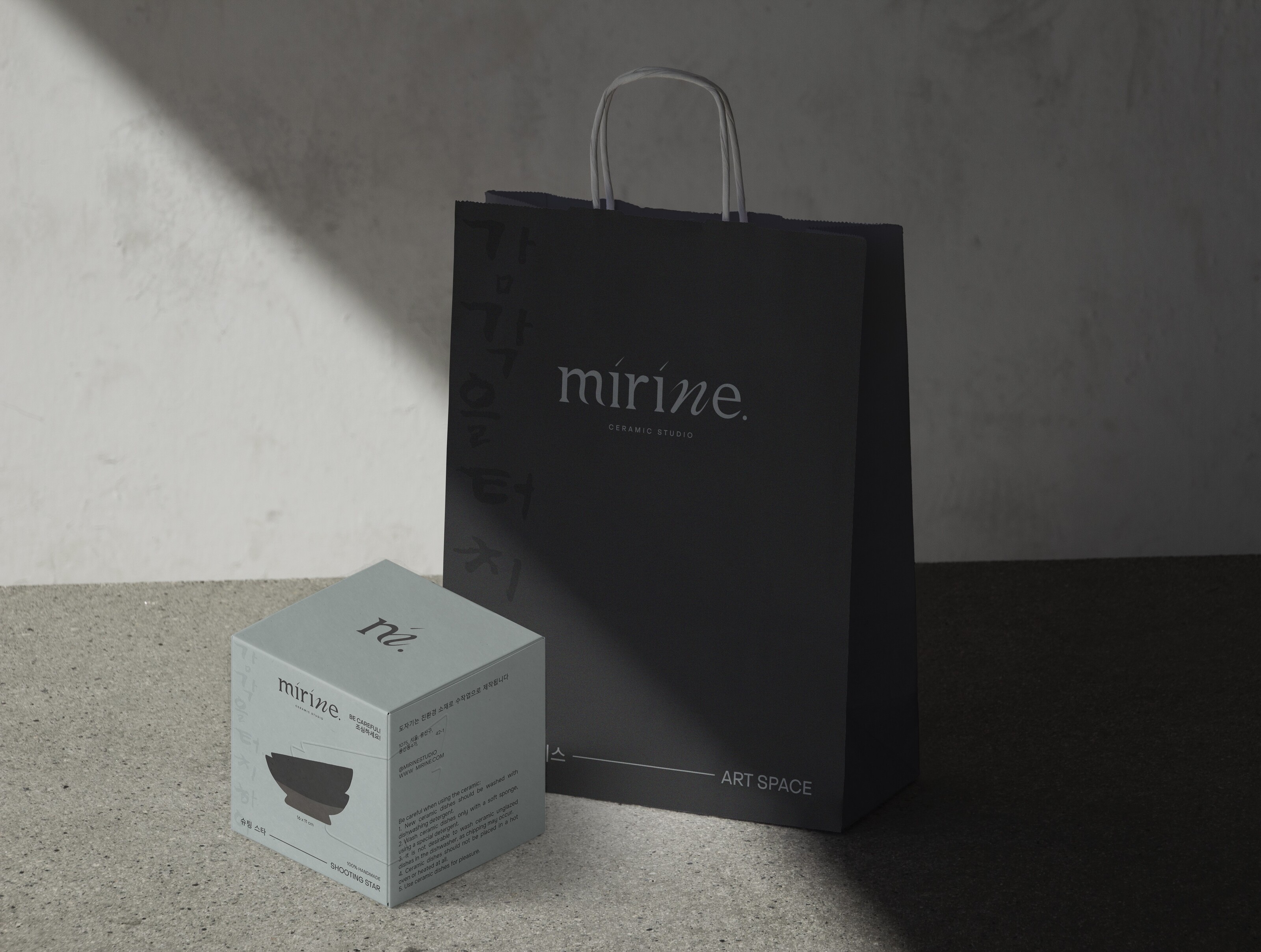 mirine.|студия керамики, фирменный стиль и упаковка — Изображение №15 — Брендинг, Графика на Dprofile