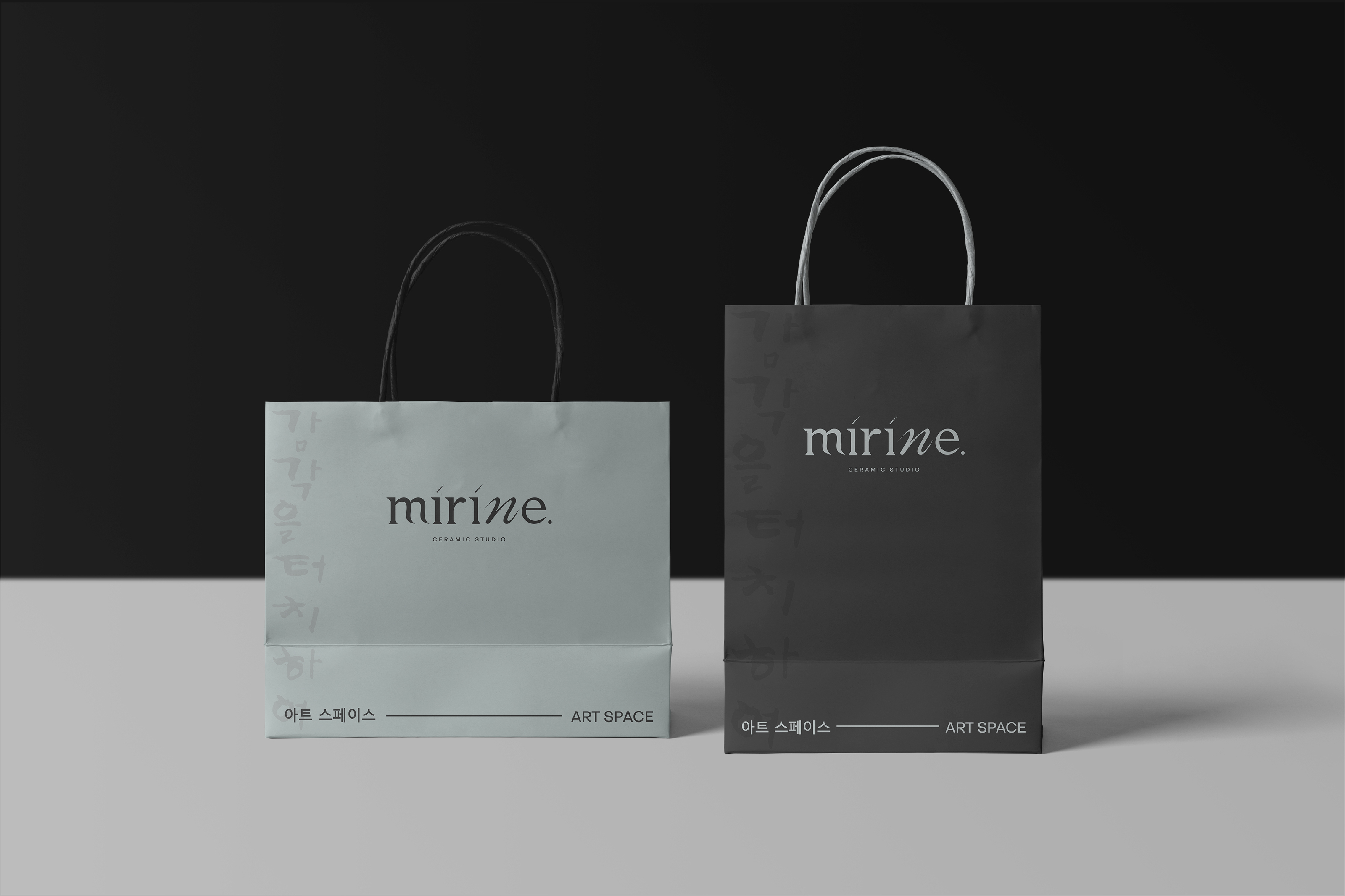 mirine.|студия керамики, фирменный стиль и упаковка — Изображение №5 — Брендинг, Графика на Dprofile