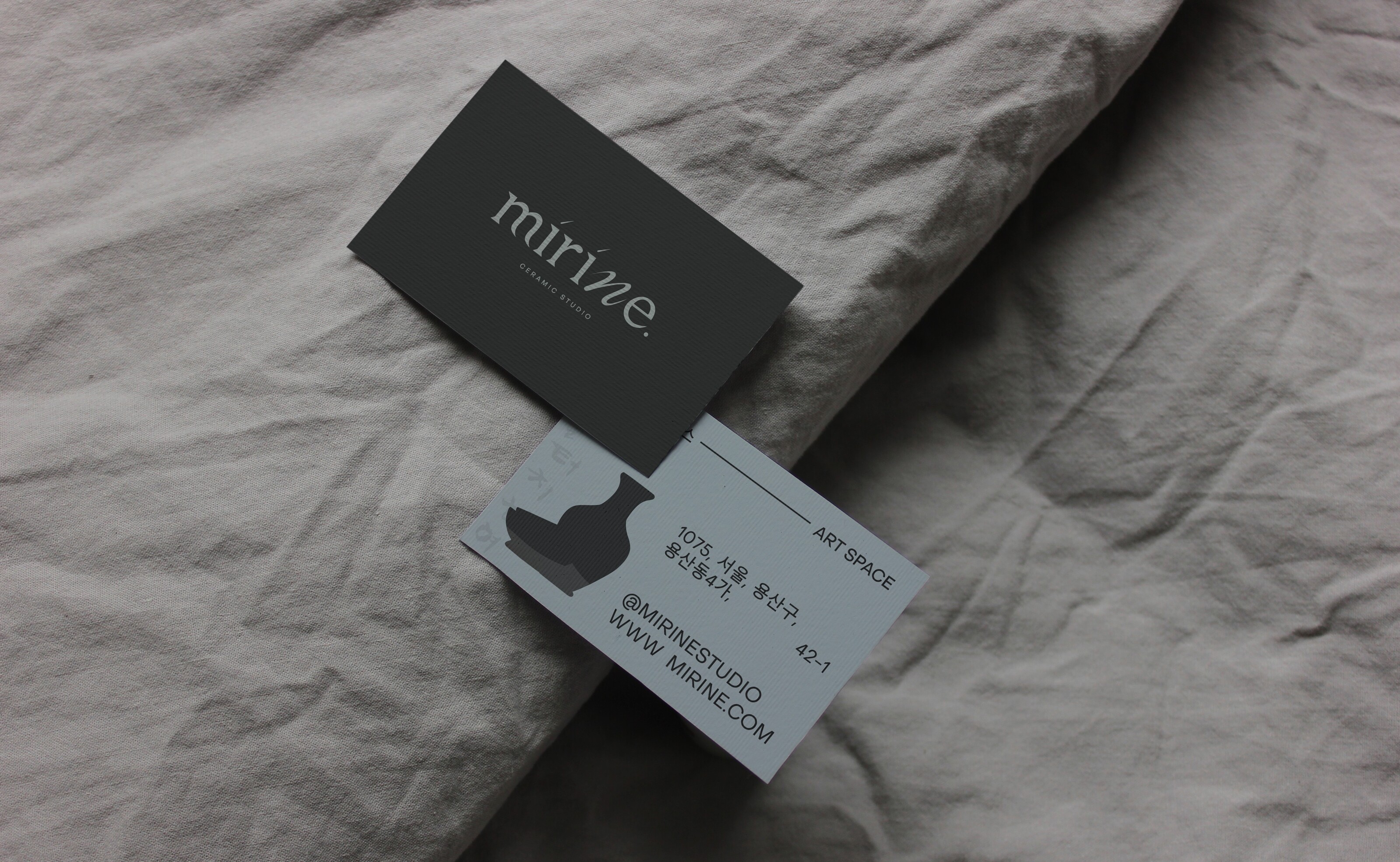 mirine.|студия керамики, фирменный стиль и упаковка — Изображение №3 — Брендинг, Графика на Dprofile