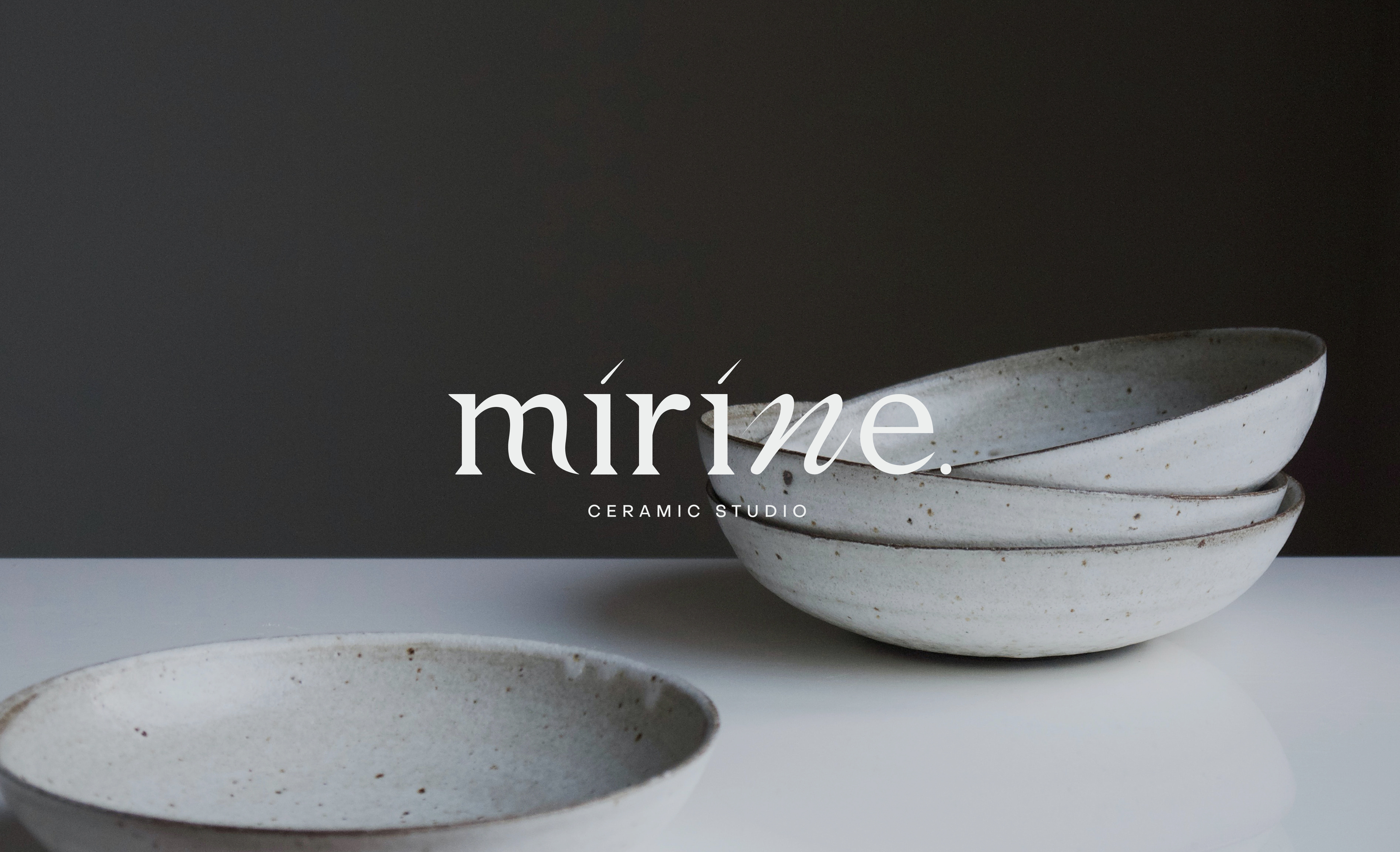 mirine.|студия керамики, фирменный стиль и упаковка — Изображение №1 — Брендинг, Графика на Dprofile