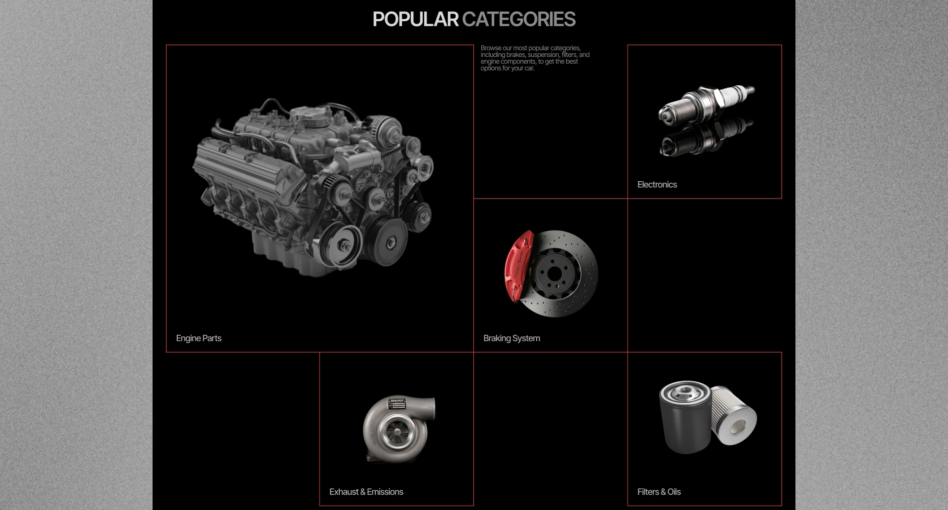 Auto Parts Online Shop | E-commerce — Изображение №4 — Интерфейсы, Брендинг на Dprofile