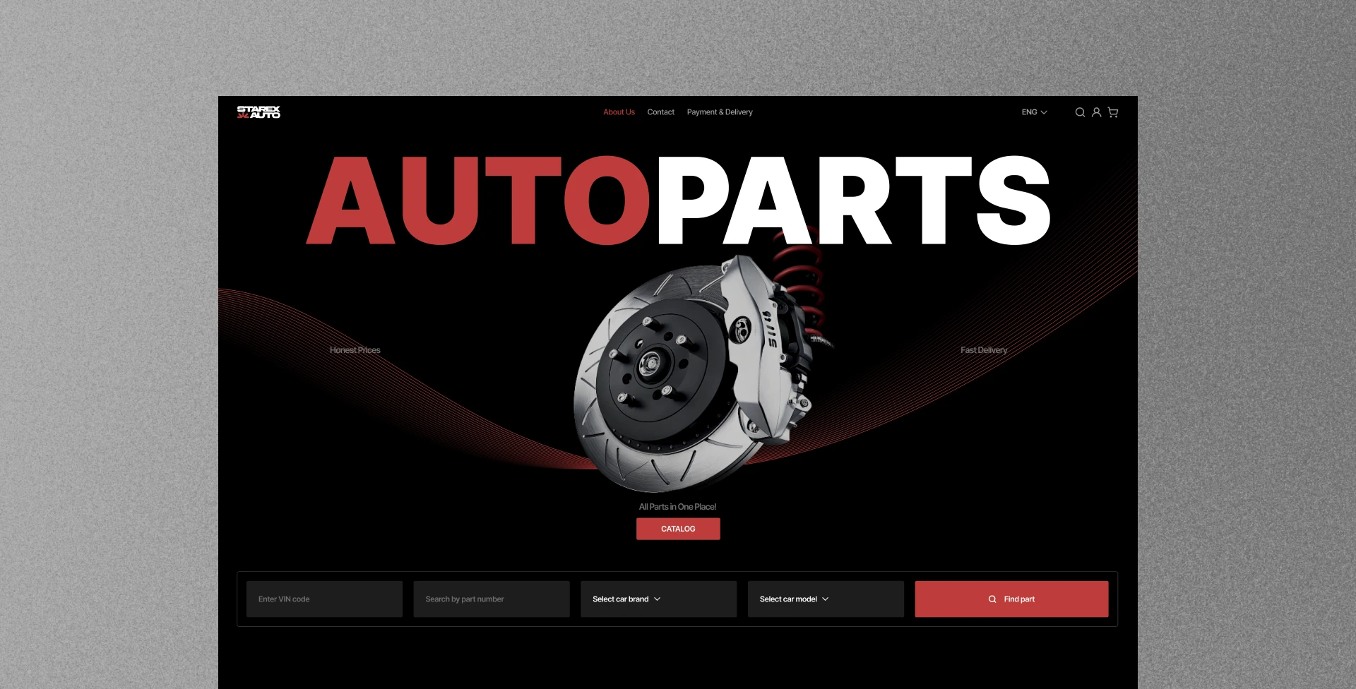 Auto Parts Online Shop | E-commerce — Изображение №3 — Интерфейсы, Брендинг на Dprofile