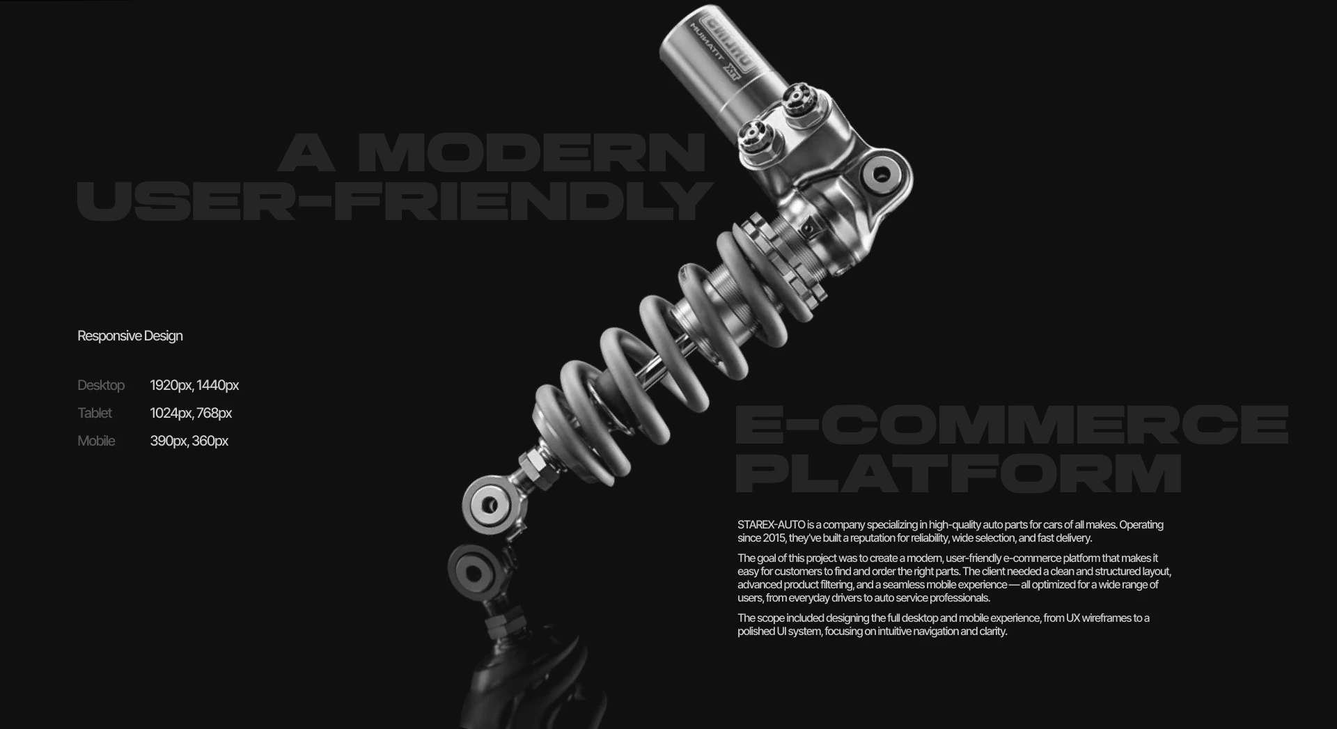 Auto Parts Online Shop | E-commerce — Изображение №2 — Интерфейсы, Брендинг на Dprofile