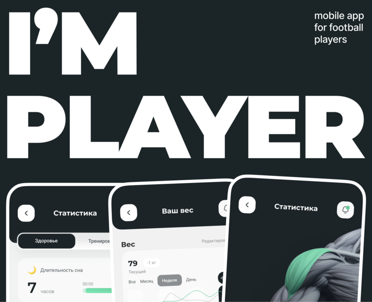I'M PLAYER – UX&UI на Dprofile