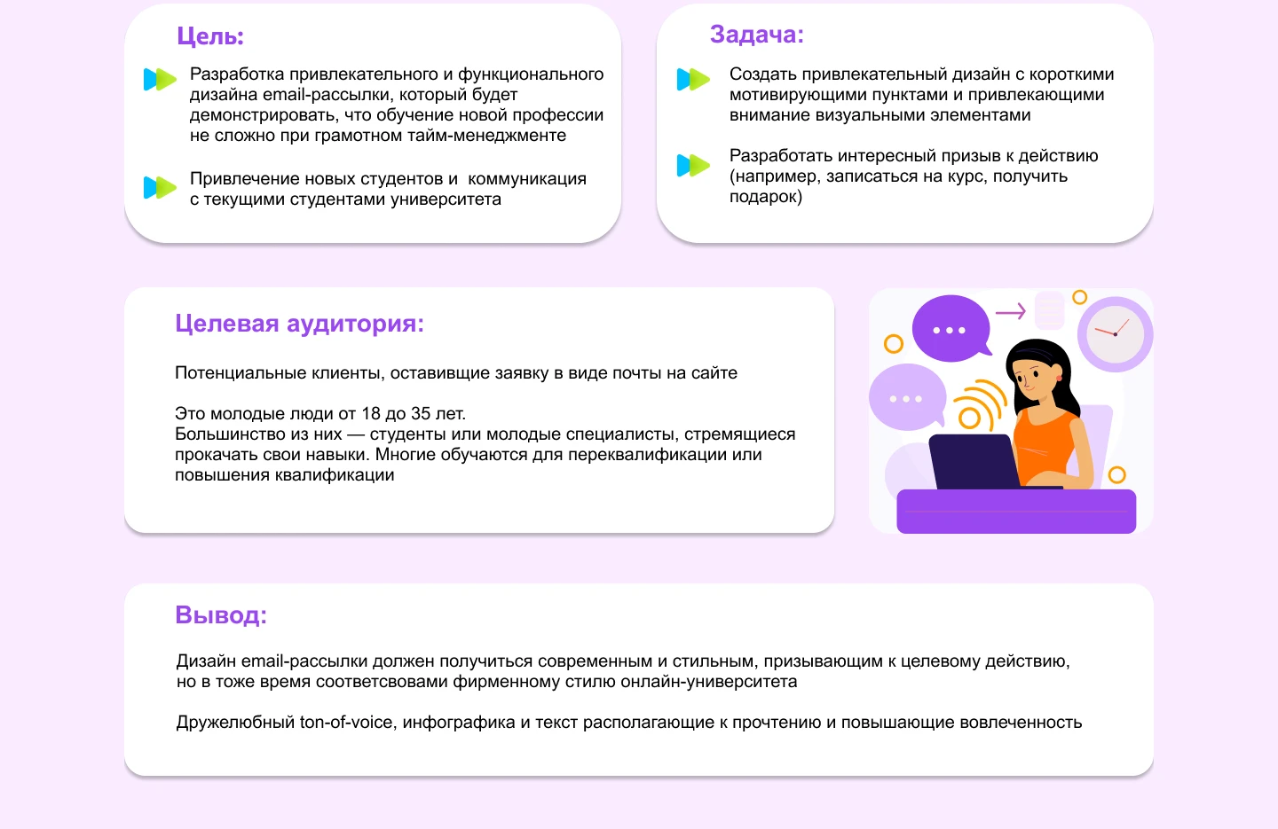 Дизайн email-рассылки для онлайн университета Skypro — Изображение №2 — Интерфейсы, Графика на Dprofile