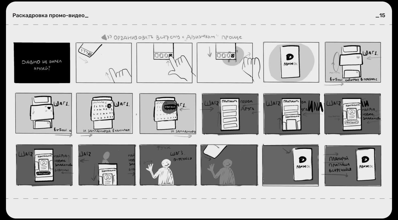 ДвижОК|Сервис для планирования встреч — Изображение №19 — Интерфейсы на Dprofile