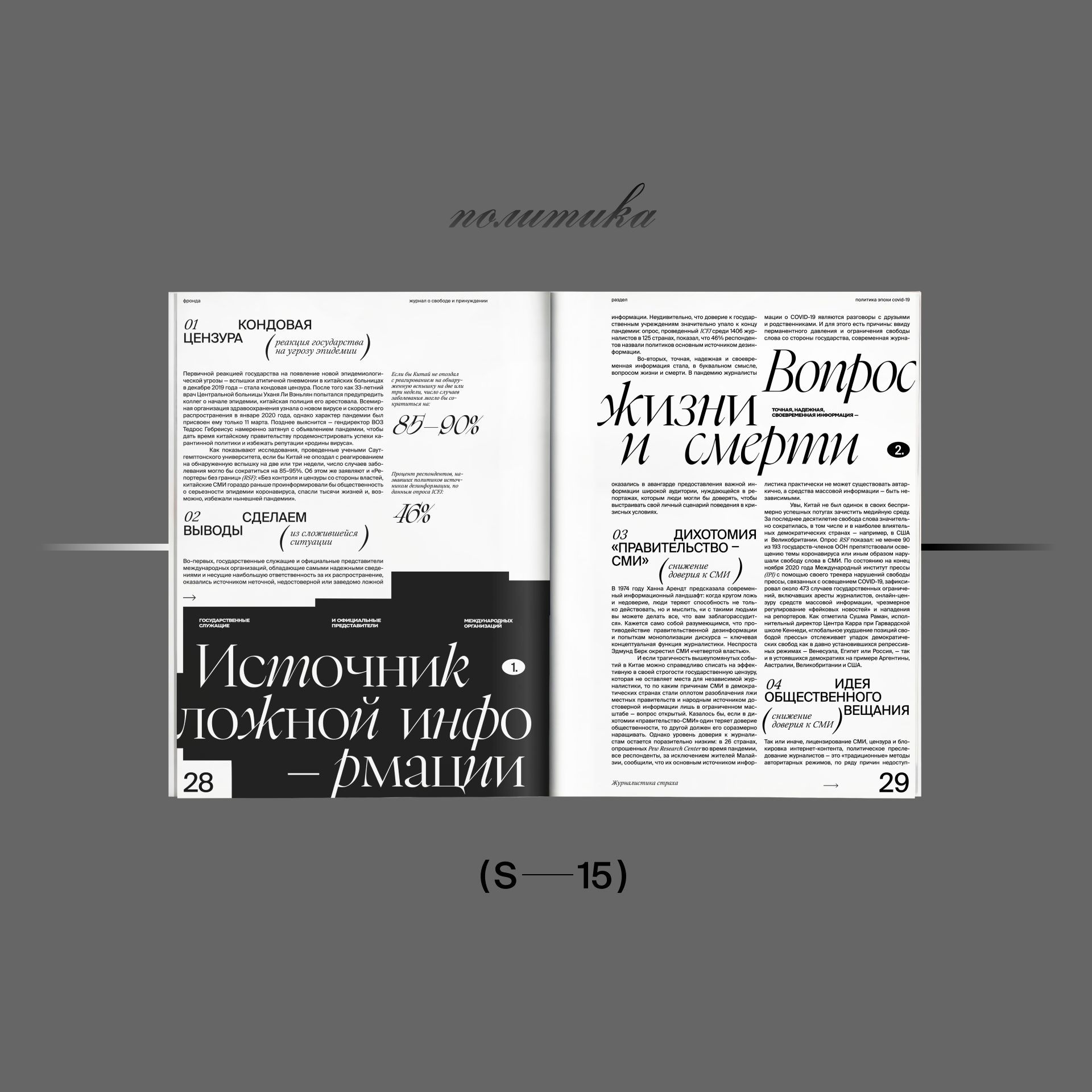 Фронда | Журнал о свободе и принуждении | Выпуск 1 — Изображение №36 — Брендинг, Графика на Dprofile