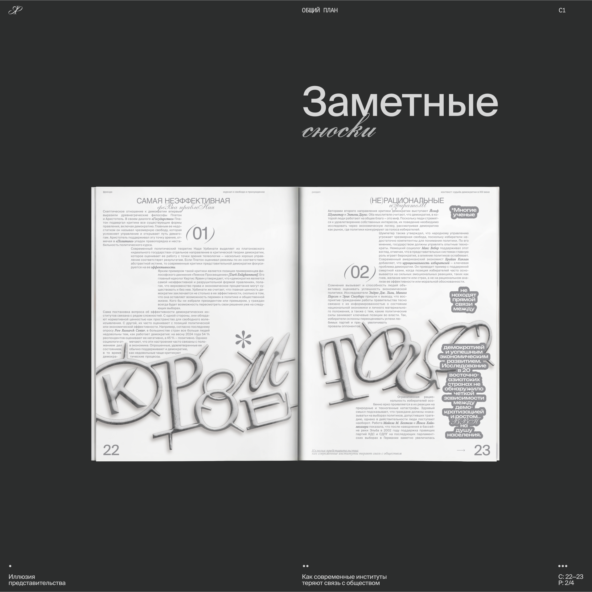 Фронда | Журнал о свободе и принуждении | Выпуск 2 — Изображение №14 — Графика на Dprofile