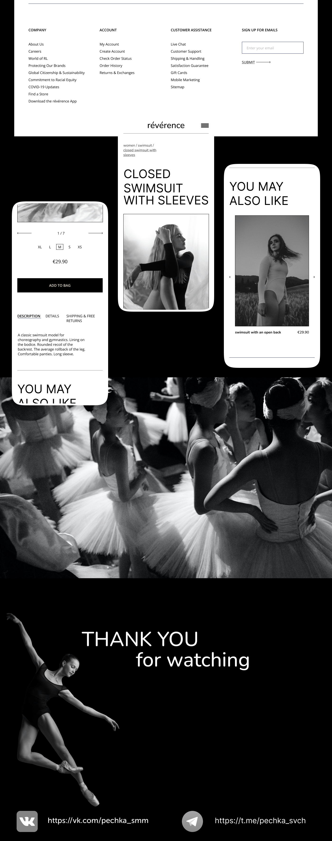 Reverence Online Shop Web-site — Изображение №9 — Интерфейсы, Графика на Dprofile