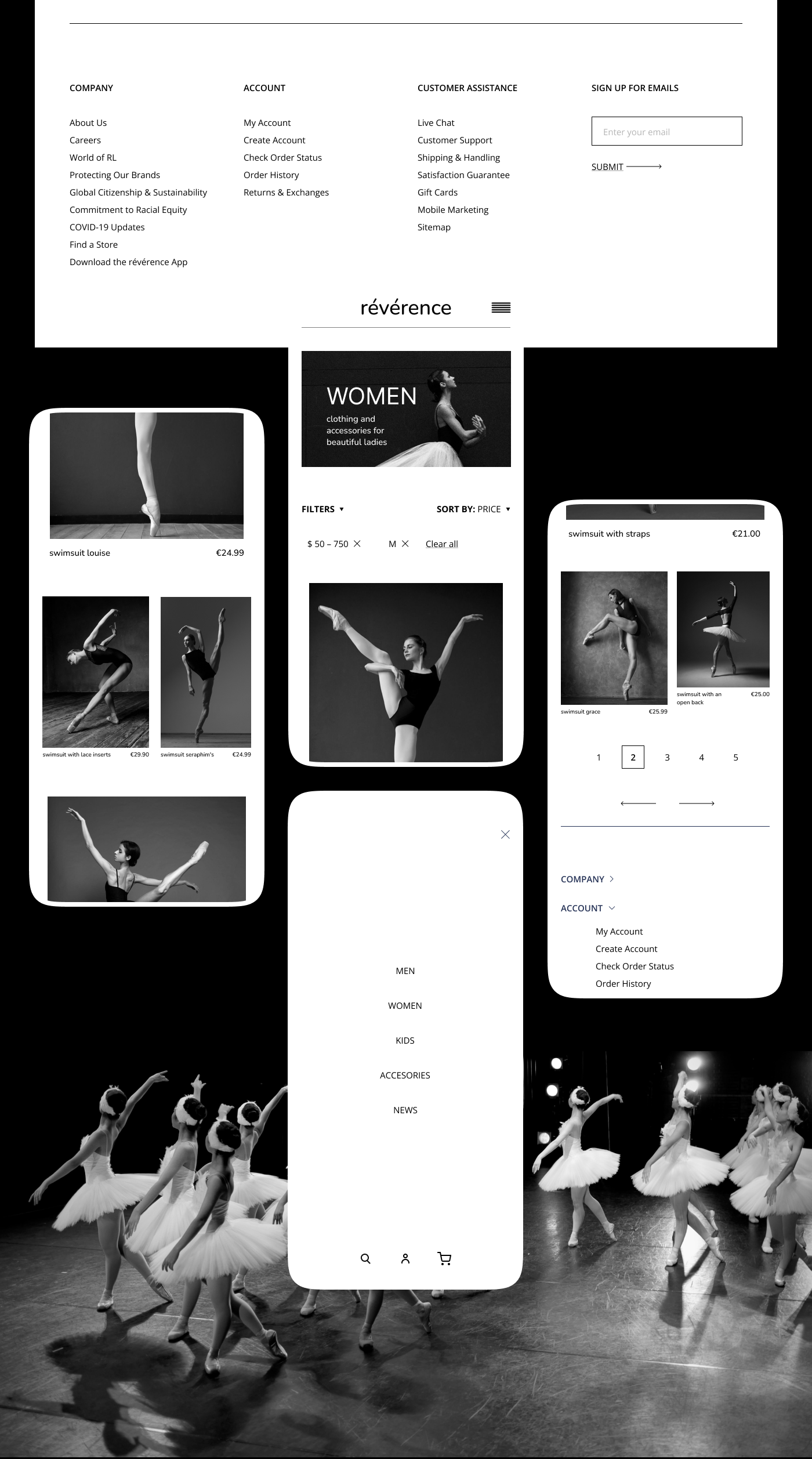 Reverence Online Shop Web-site — Изображение №7 — Интерфейсы, Графика на Dprofile