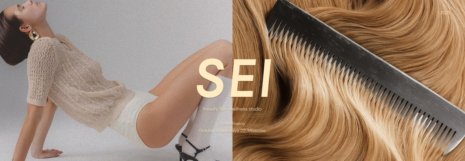 SEI beauty lab + wellness studio|салон красоты|бьюти студия — Изображение №7 — Брендинг, Графика на Dprofile
