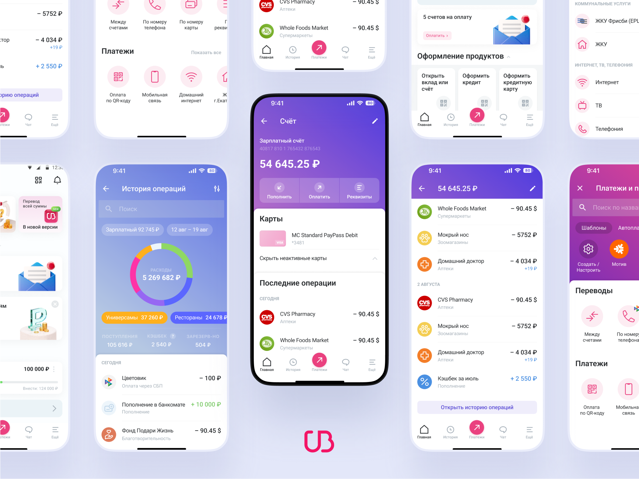 Mobile Banking App | UBRiR — Изображение №3 — Интерфейсы на Dprofile
