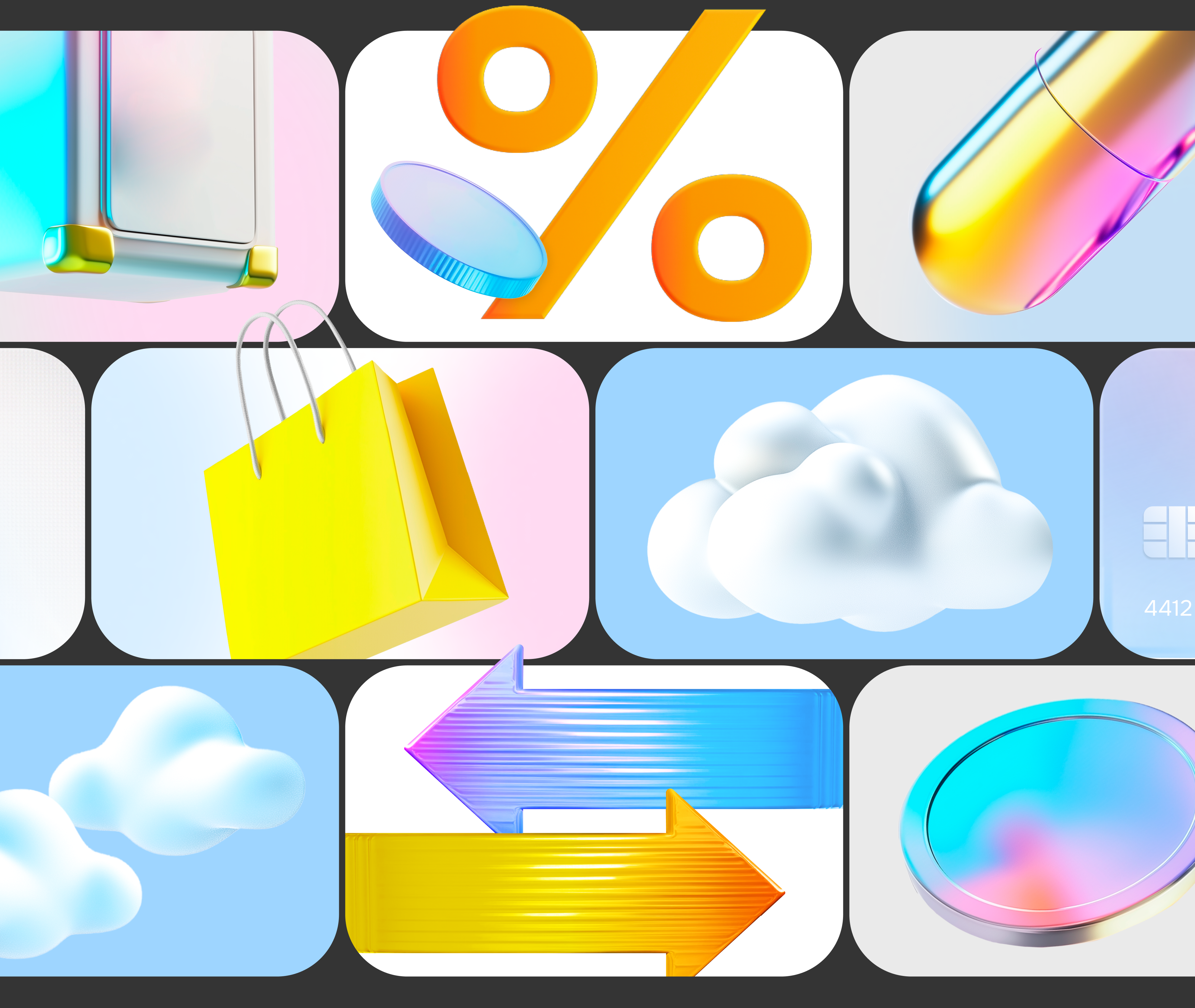 Open bank / Key visuals design — Изображение №6 — Брендинг, Графика на Dprofile