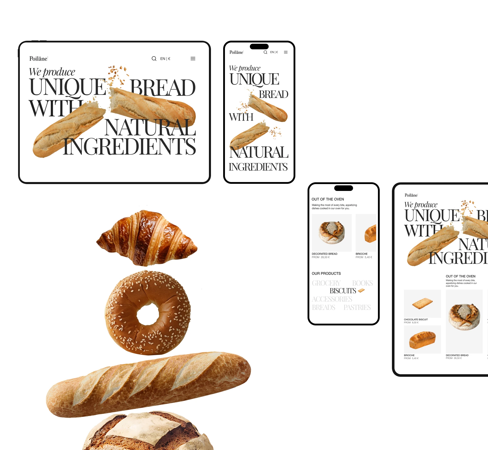 Landing page | French Bakery Poilâne® — Изображение №5 — Интерфейсы на Dprofile